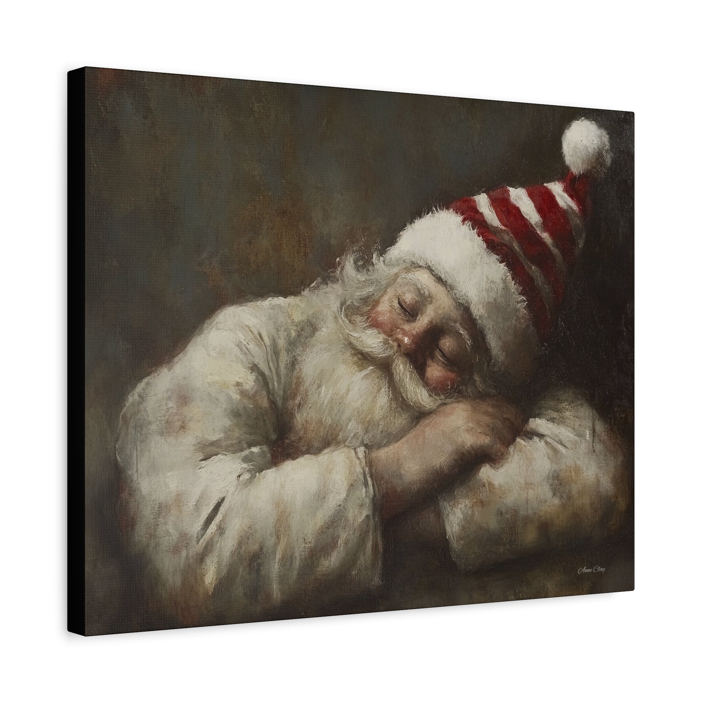 Sweet Dreams Santa Matte Canvas, Stretched, 1.25"