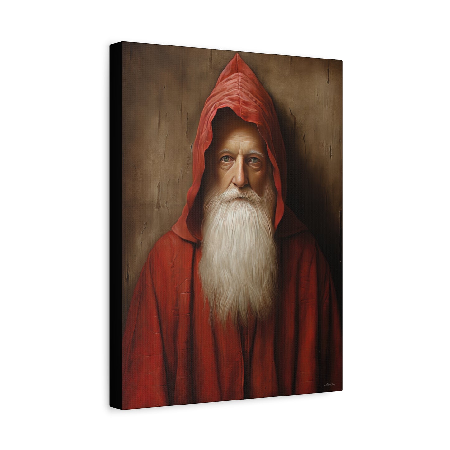 Mysterious Santa Matte Canvas, Stretched, 1.25"