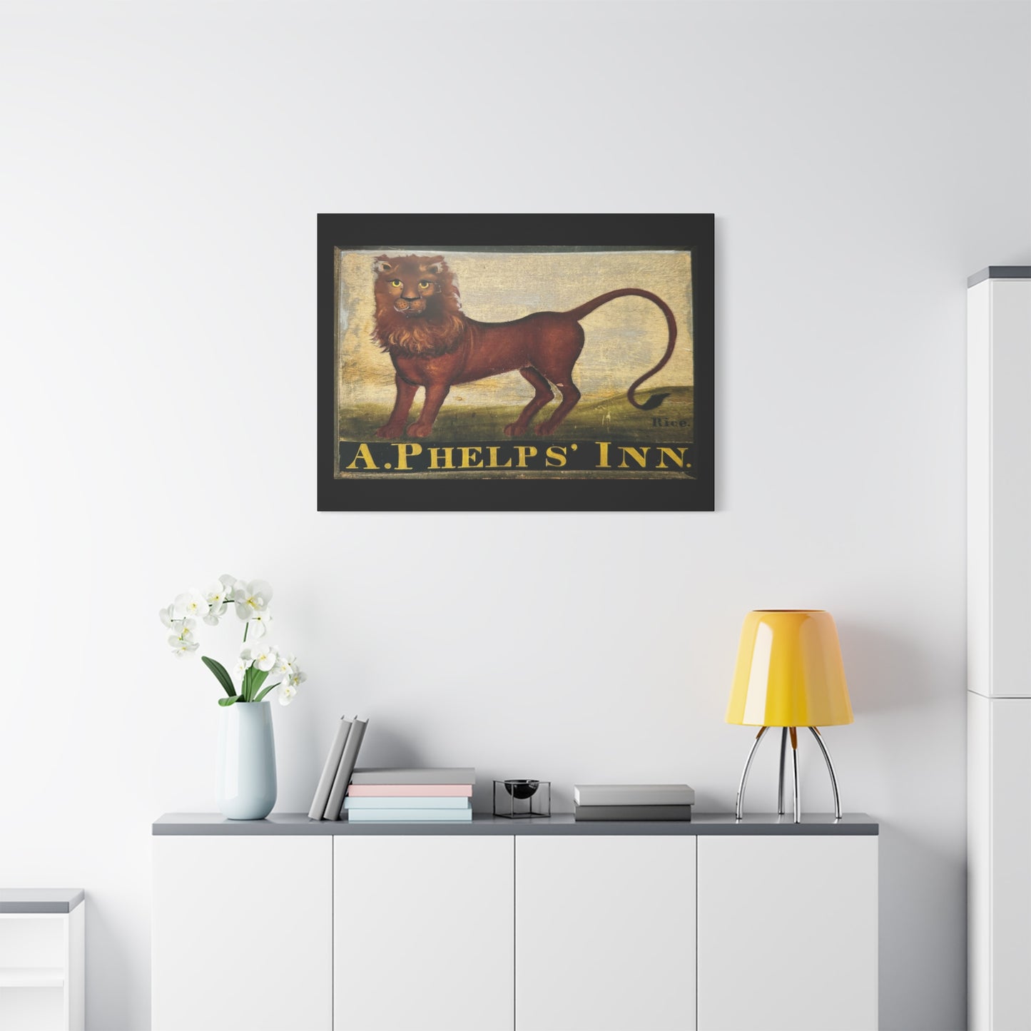 A. Phelps Inn Matte Canvas, Stretched, 1.25"