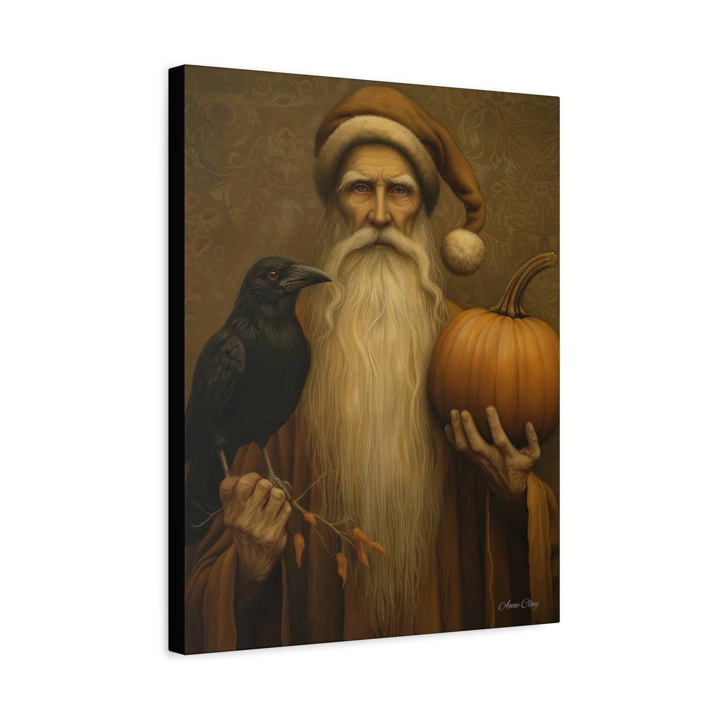 Autumnal Matte Canvas Art, Rustic Decor, Halloween Wall Art, Fall Home Decor, Perfect for Thanksgiving, Harvest Celebrations
