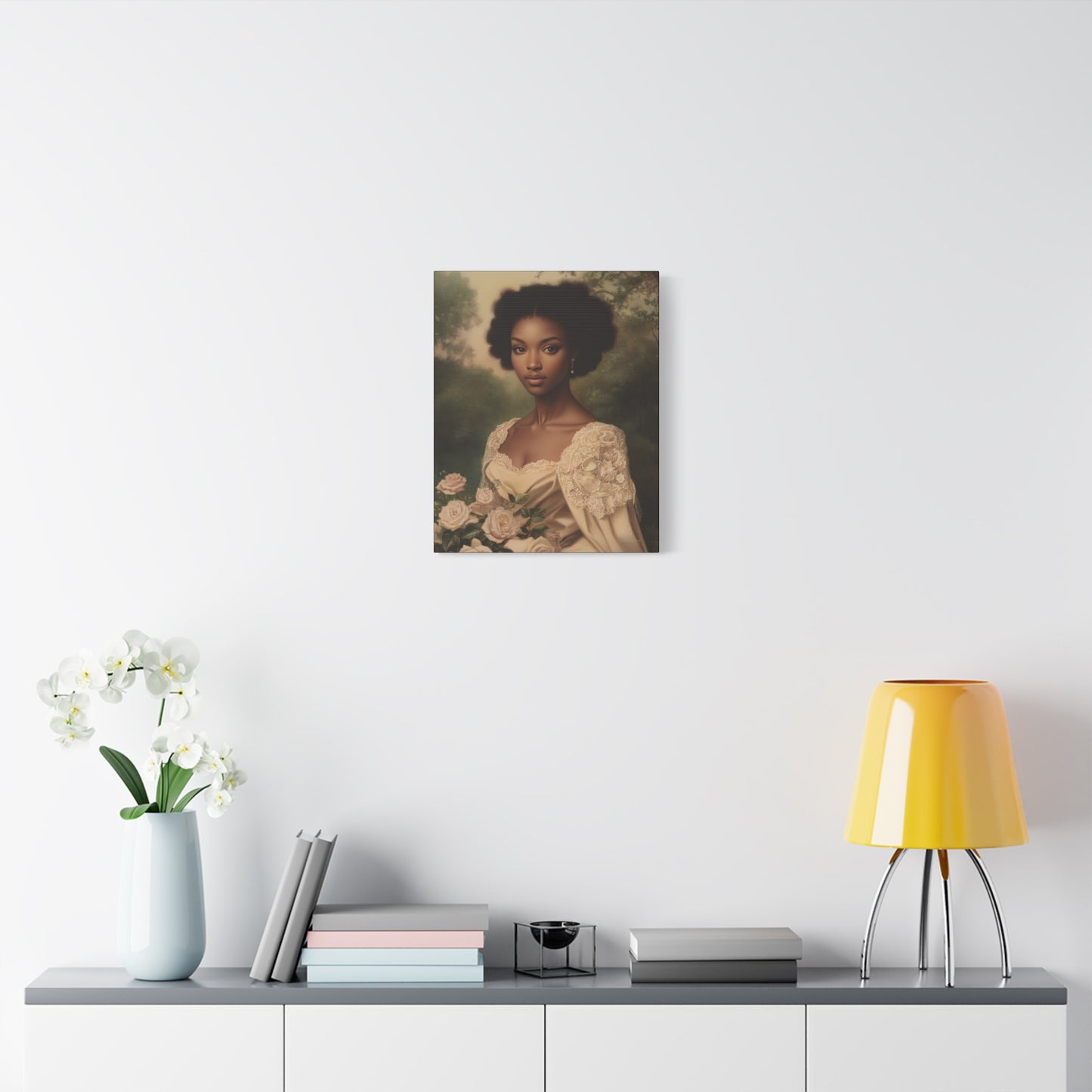 Elegant Floral Canvas Art, Stunning Wall Decor, Home Decor, Bedroom Art, Gift for Her, Wedding Gift, Floral Print