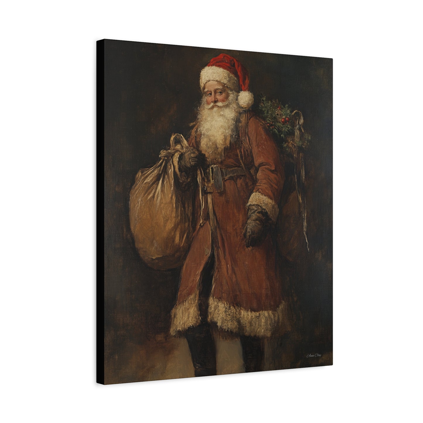 Santa's Journey Matte Canvas, Stretched, 1.25"