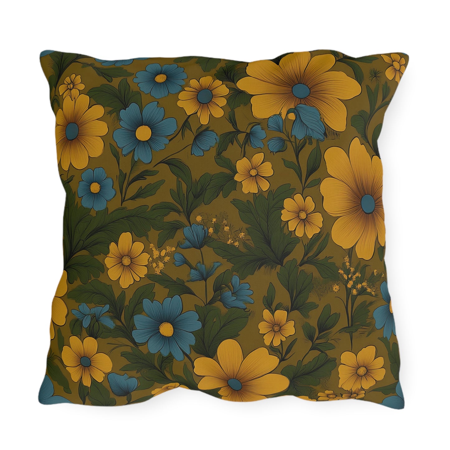Bohemian Floral Outdoor Pillows, Vibrant Garden Decor, Patio Accessories, Spring/Summer Vibes, Outdoor Seating Style