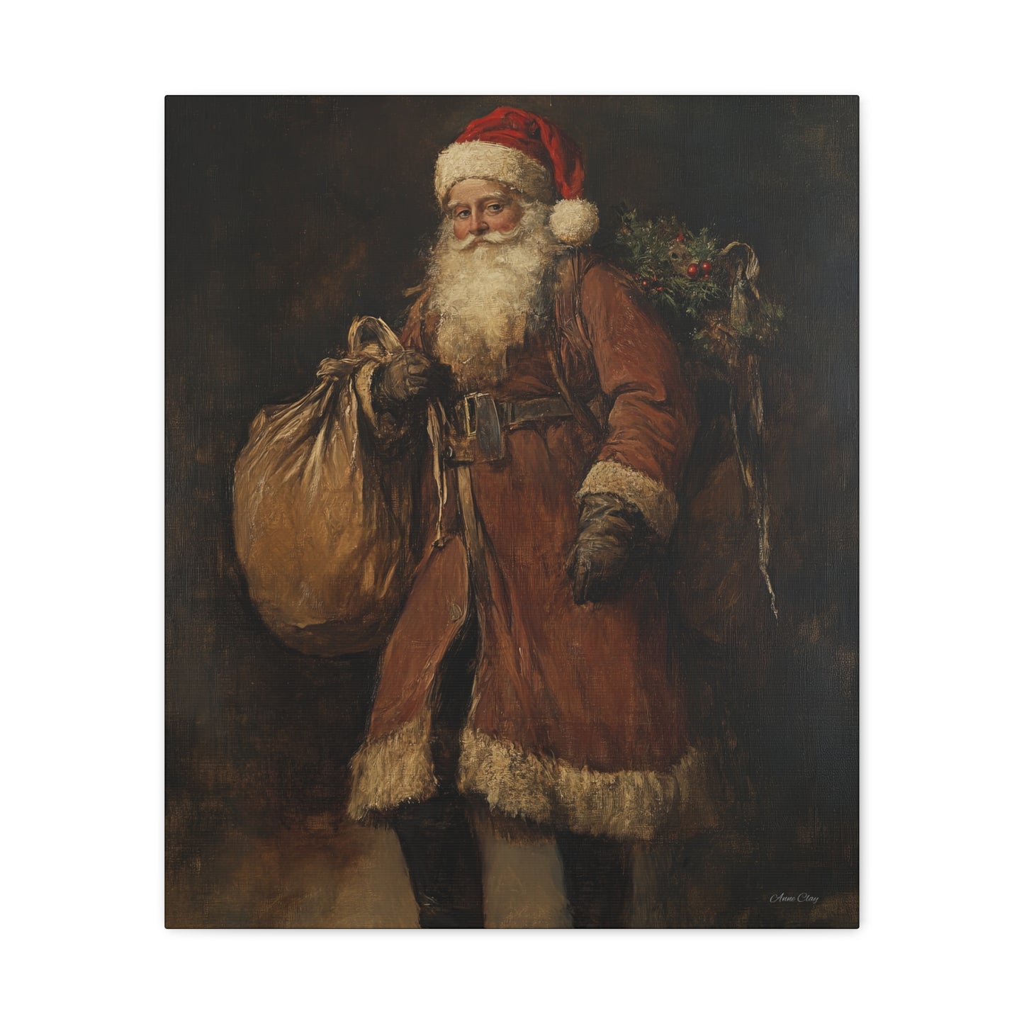 Santa's Journey Matte Canvas, Stretched, 1.25"