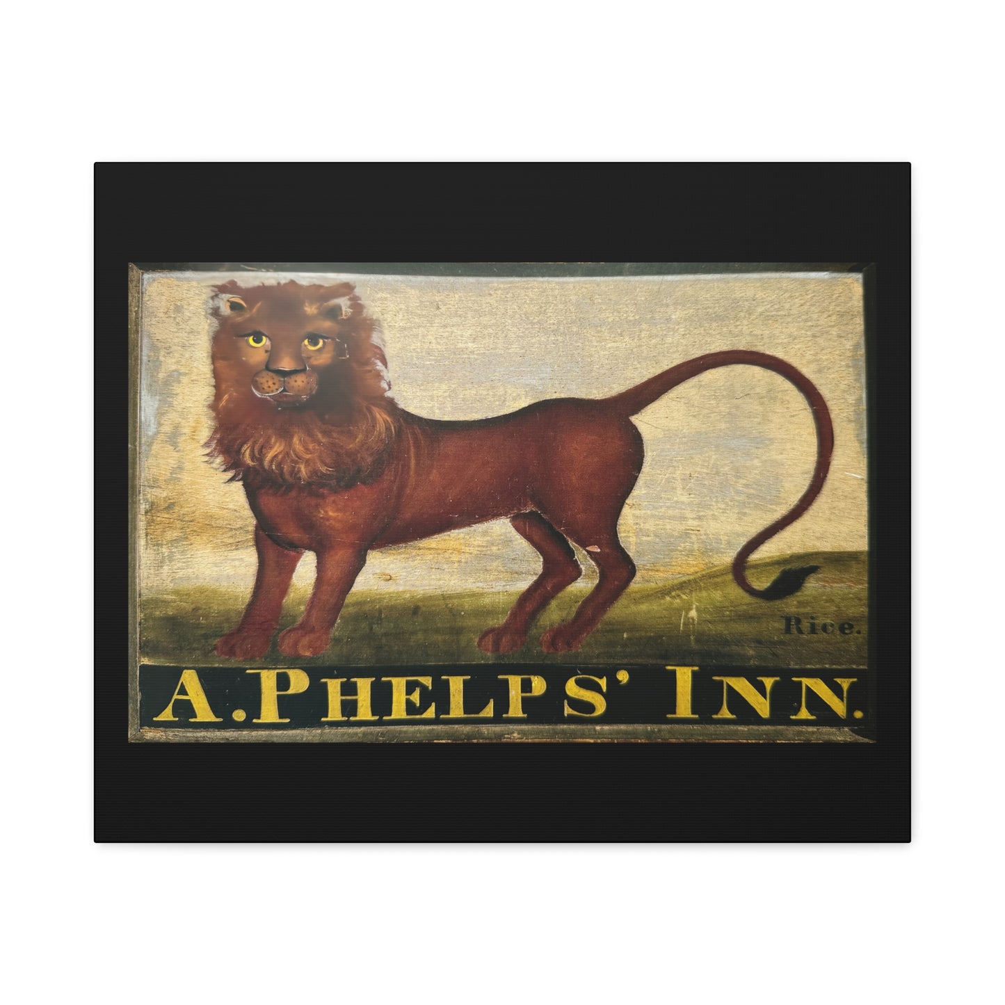 A. Phelps Inn Matte Canvas, Stretched, 1.25"