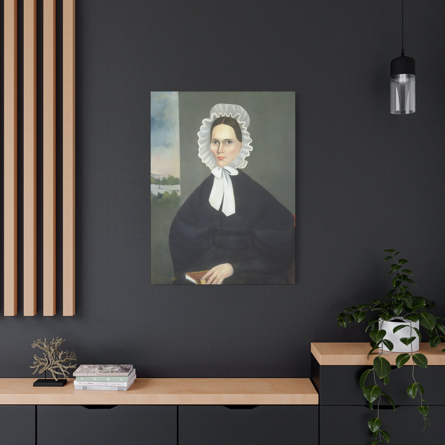 Mrs. Parsons Vintage Art Canvas Print - Elegant Portrait of a Woman in Historical Attire