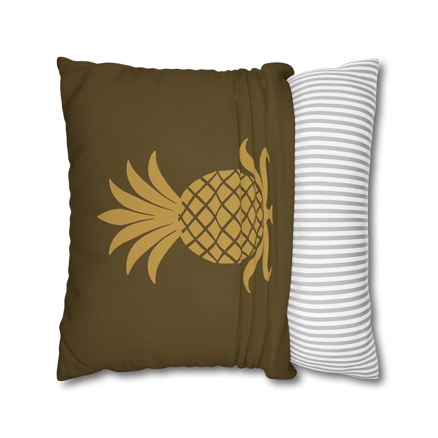 Tropical Pineapple Pillowcase, Home Décor, Summer Vibe, Gift Idea, Tropical Décor, Cozy Living Room, Boho Style Cushion