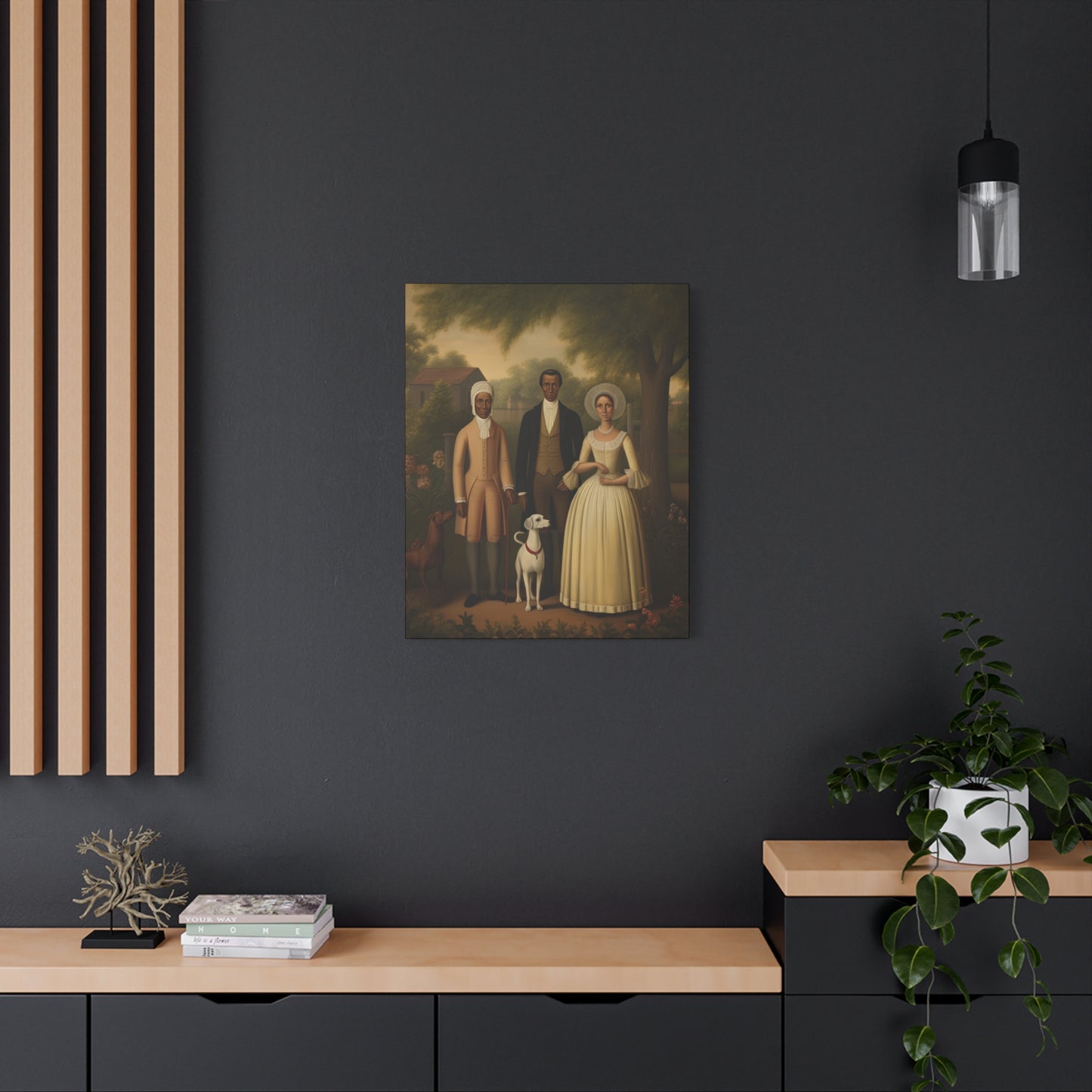 Vintage Portrait Canvas Print - Timeless Family Heritage Art for Home Decor