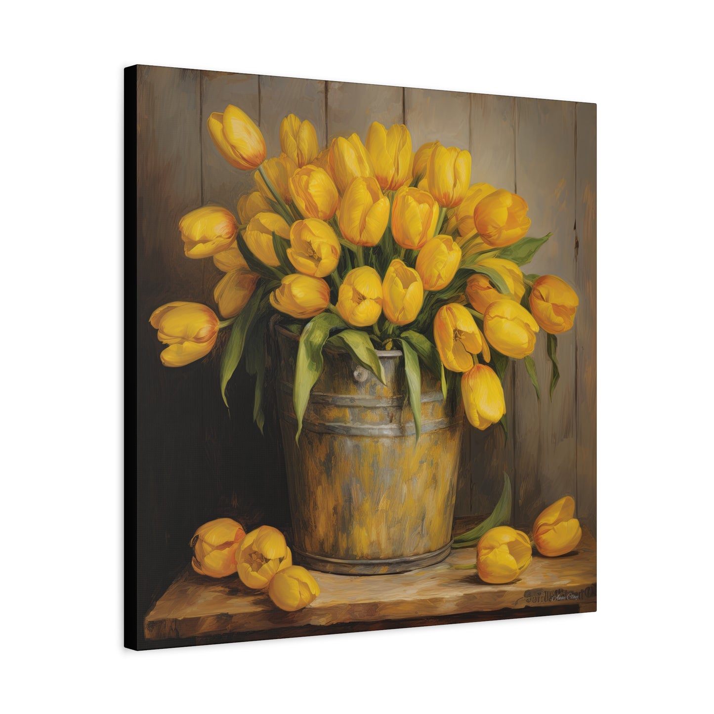 Something Yellow Matte Canvas, Stretched, 1.25"