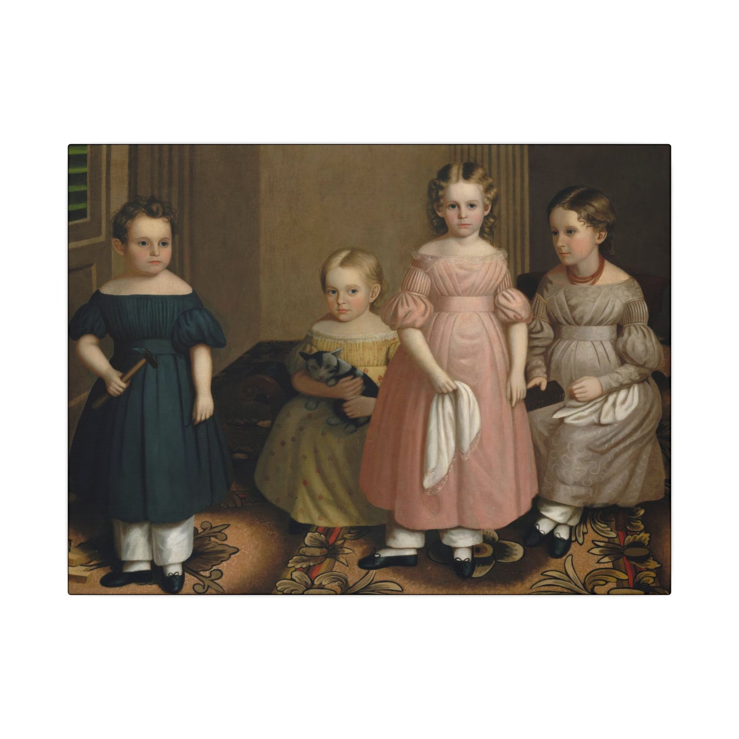 The Alling Children Matte Canvas, Stretched, 0.75"