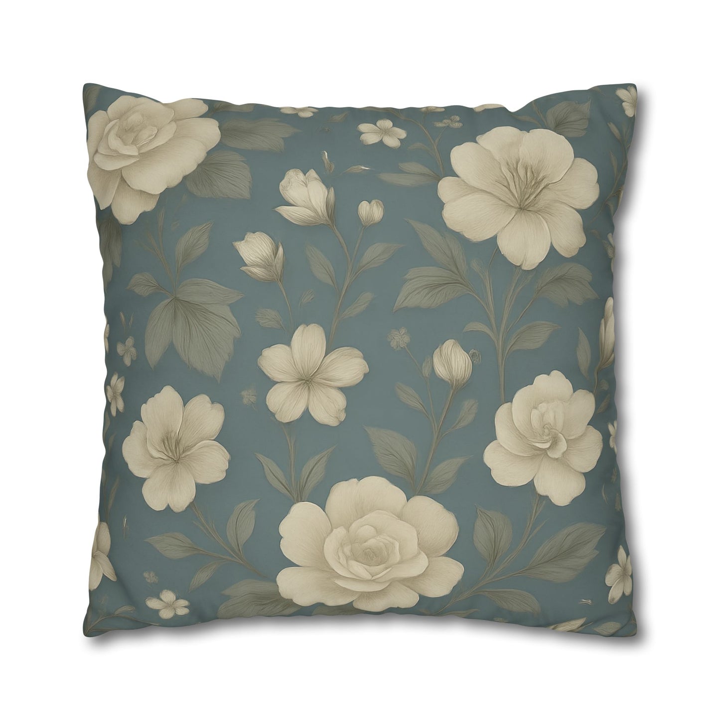 Floral Throw Pillow, Cozy Home Décor, Gift for Her, Vintage Cushion, Living Room Accent, Wedding Decor, Boho Pillows