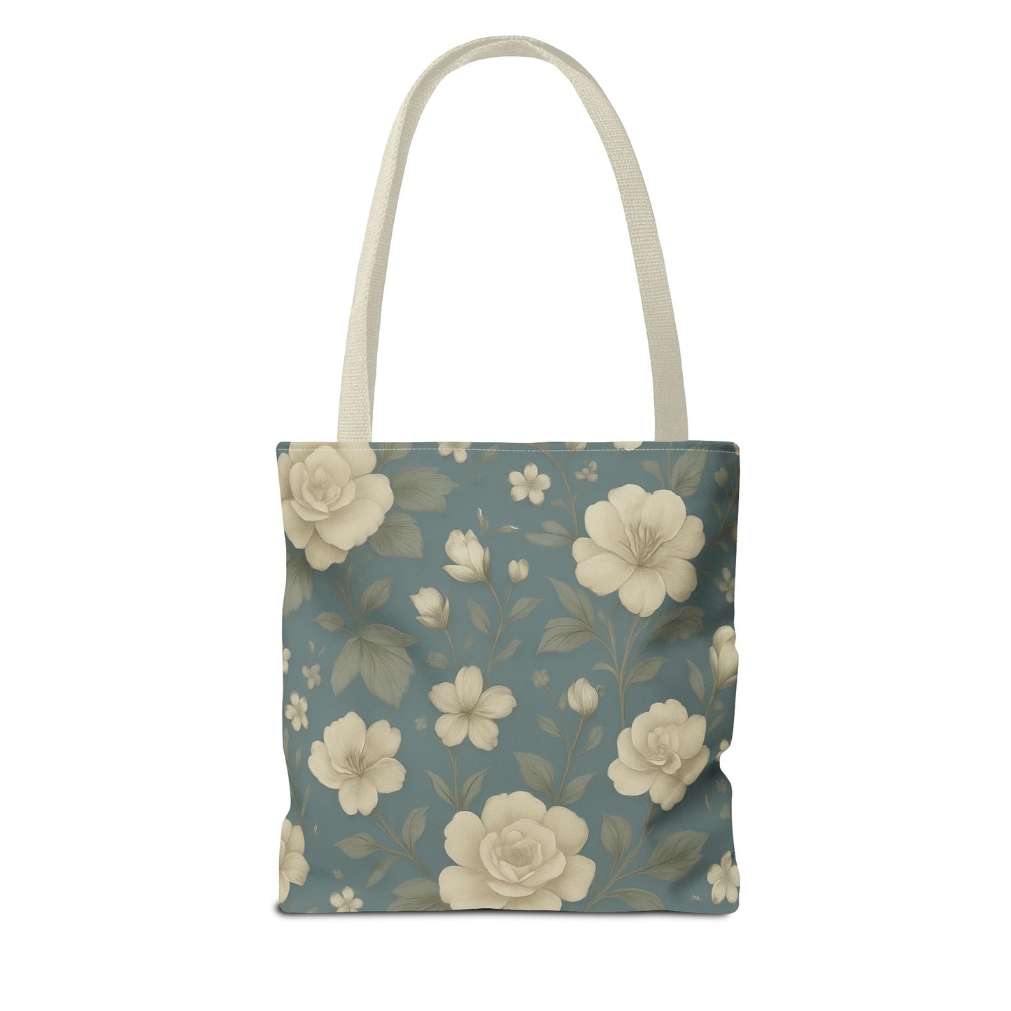 Floral Canvas Tote Bag - Ideal for Everyday Use, Beach Days, Gift for Her, Shopping, Eco-Friendly