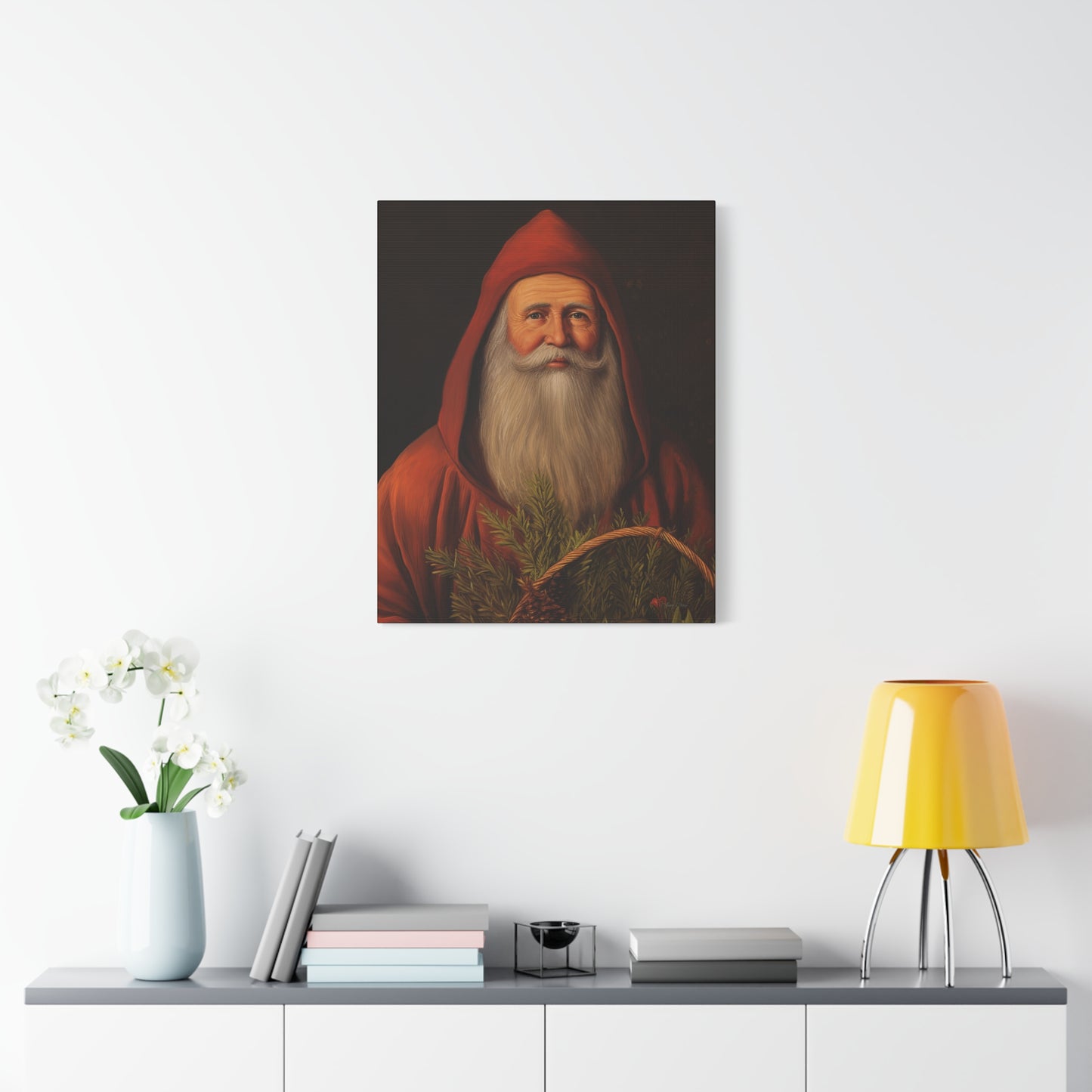 Sweet Red Santa Matte Canvas, Stretched, 1.25"