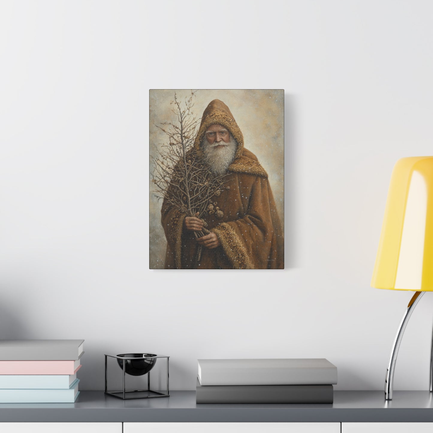 Natural Santa Matte Canvas, Stretched, 1.25"