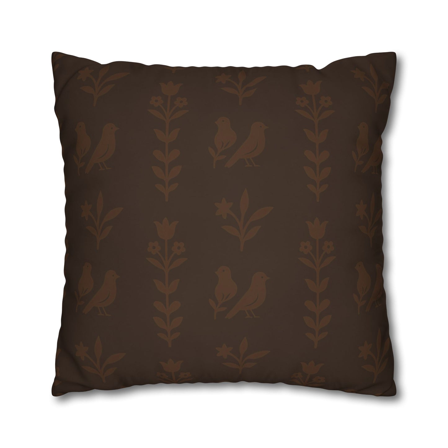 Bohemian Floral Pillowcase, Art Decor Cushion Cover, Cozy Home Accent, Gift for Housewarming, Relaxing Bedroom Decor