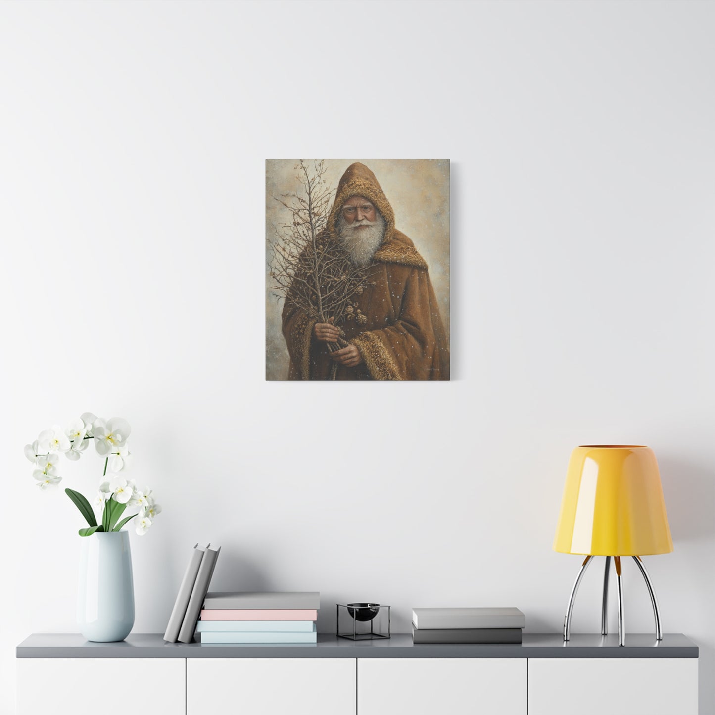 Natural Santa Matte Canvas, Stretched, 1.25"