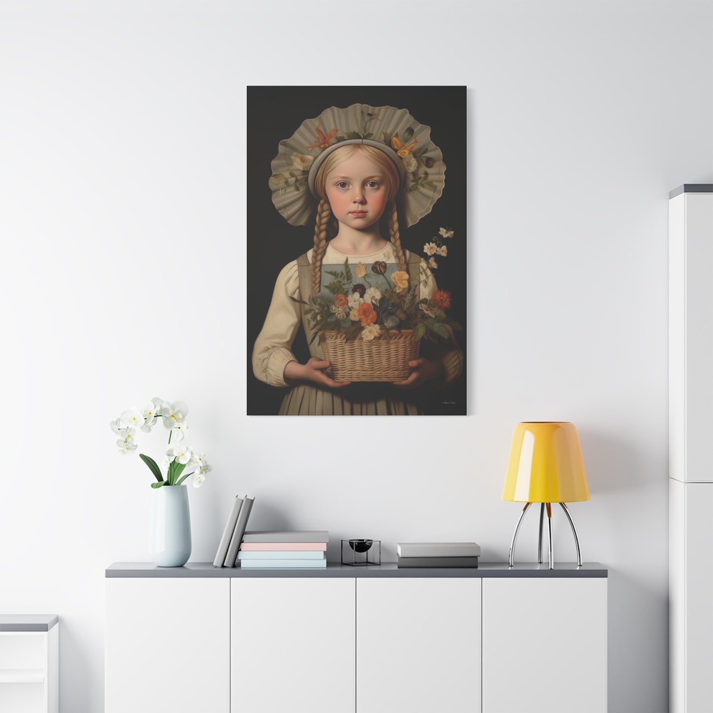 Flower Girl Matte Canvas, Stretched, 1.25"