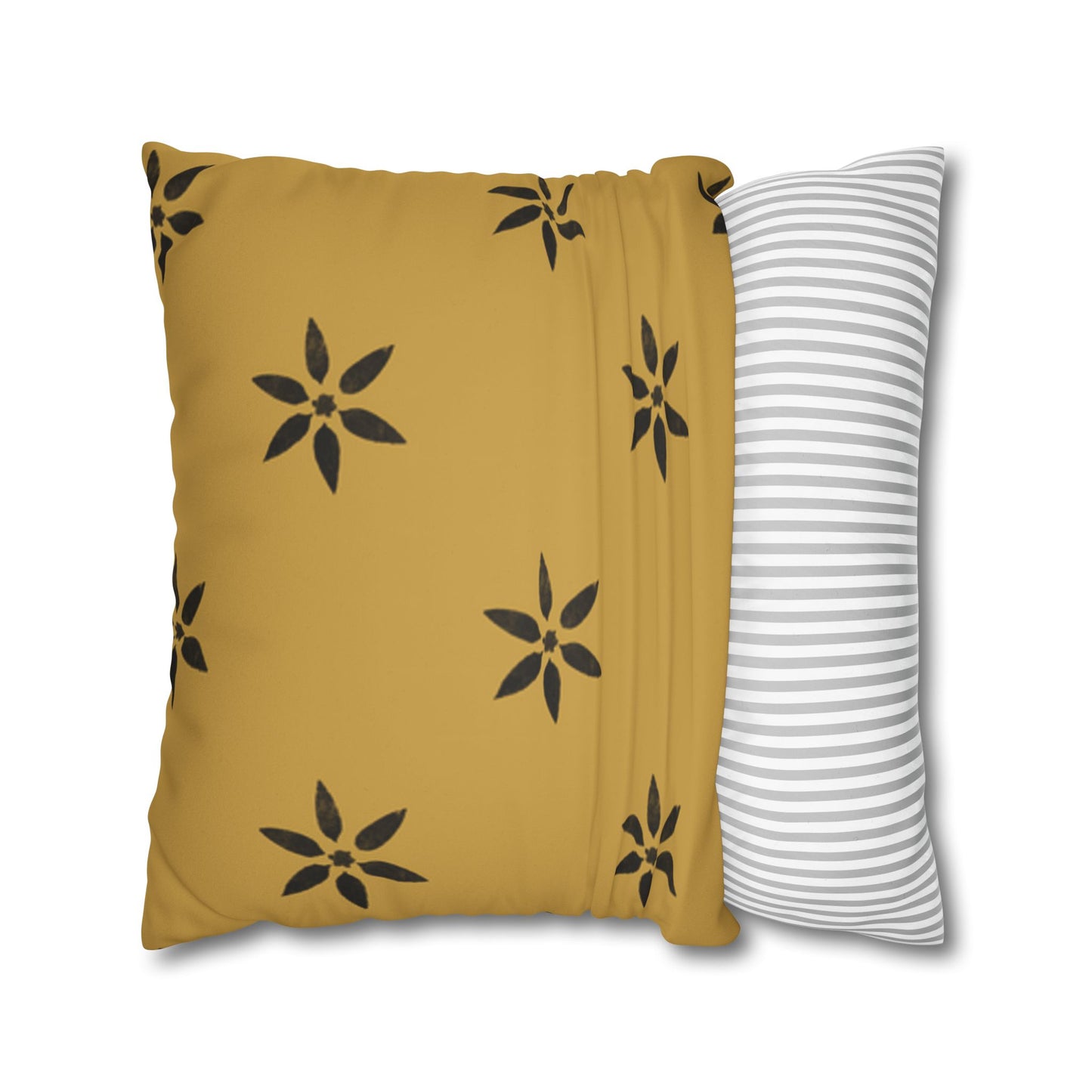 Faux Suede Square Pillowcase