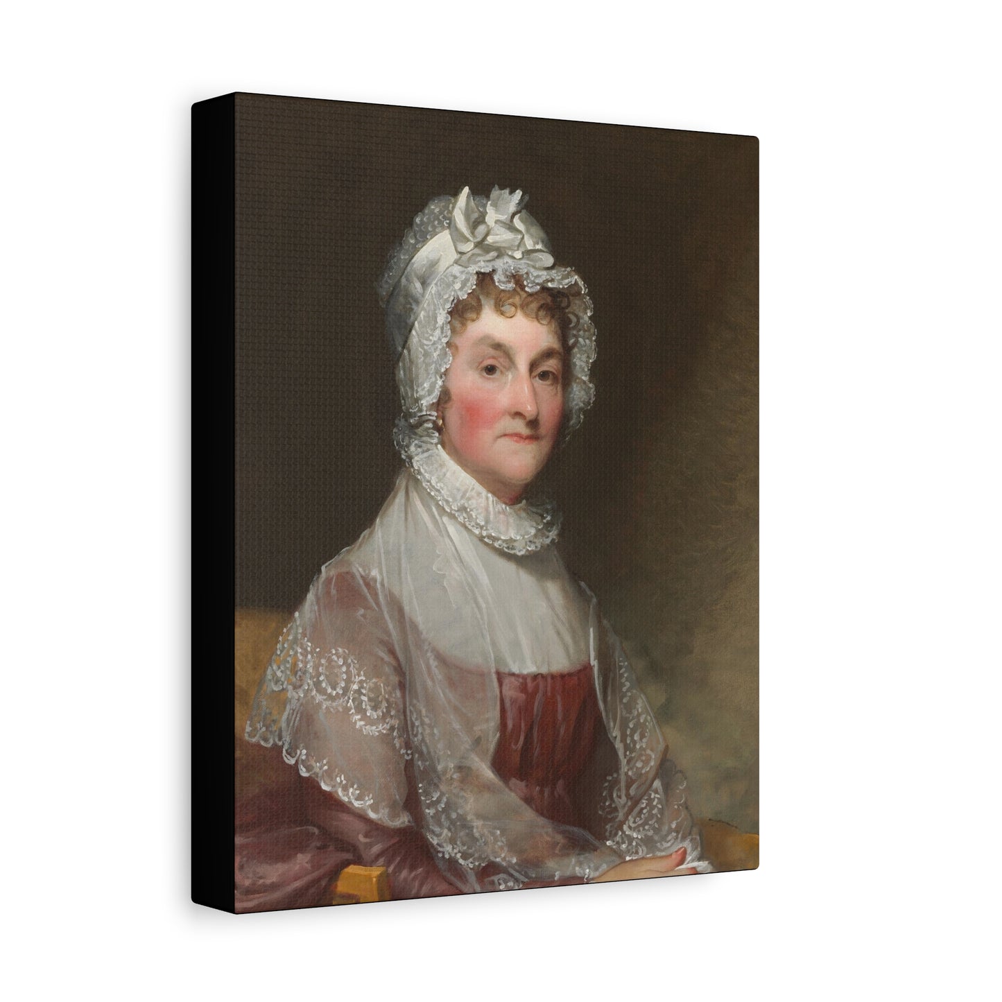 Abigail Adams wife of President John Adams Canvas Wall Art - Elegant Vintage Portrait of a Lady