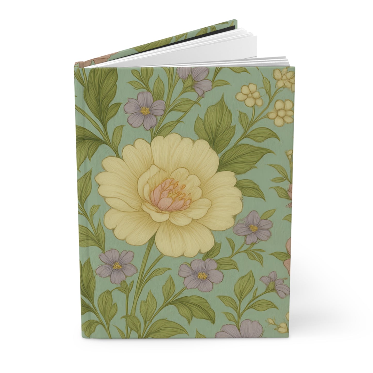 Floral Hardcover Journal - Botanical Notebook for Journaling, Gratitude, Gift for Her, Floral Decor, Beautiful Writing