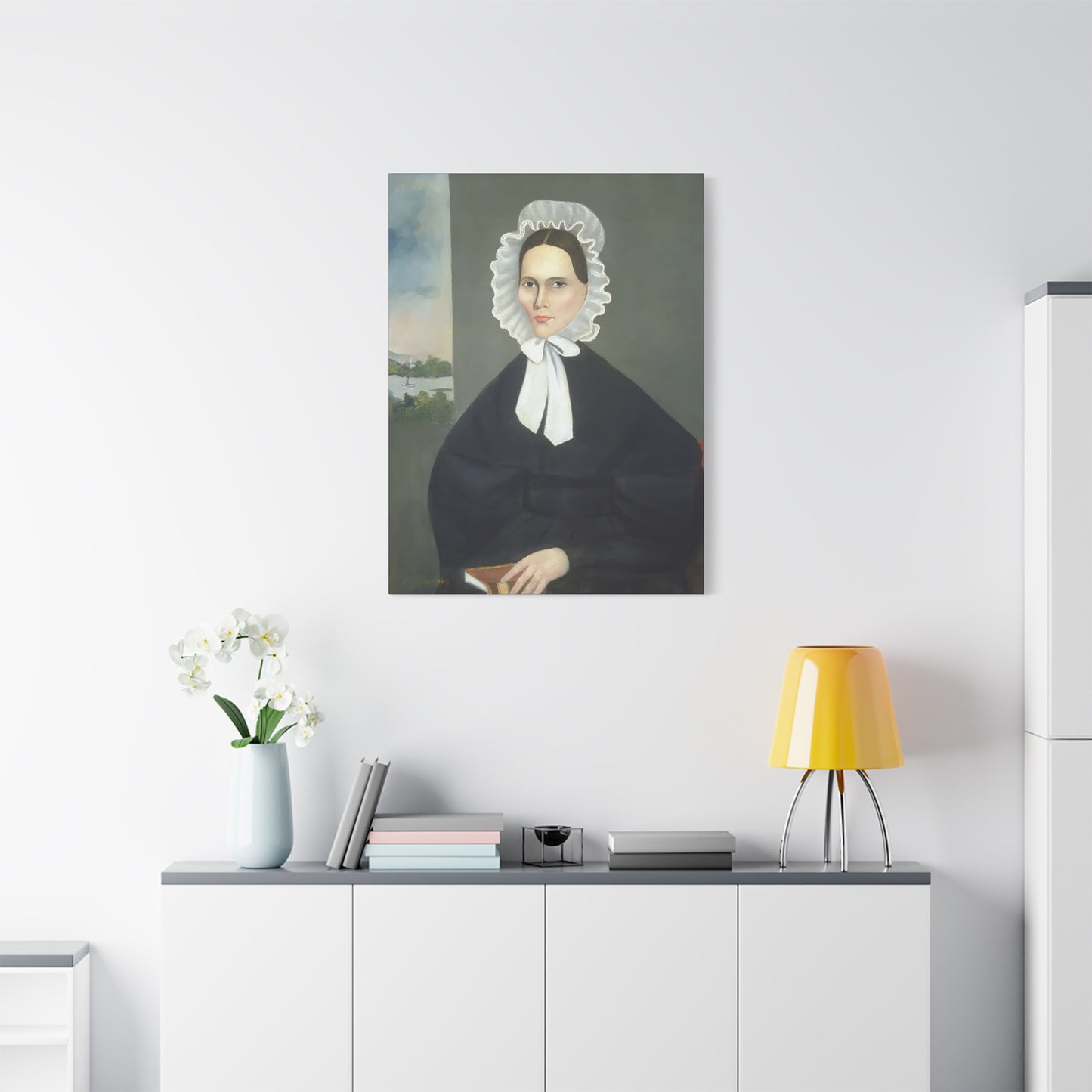 Mrs. Parsons Vintage Art Canvas Print - Elegant Portrait of a Woman in Historical Attire