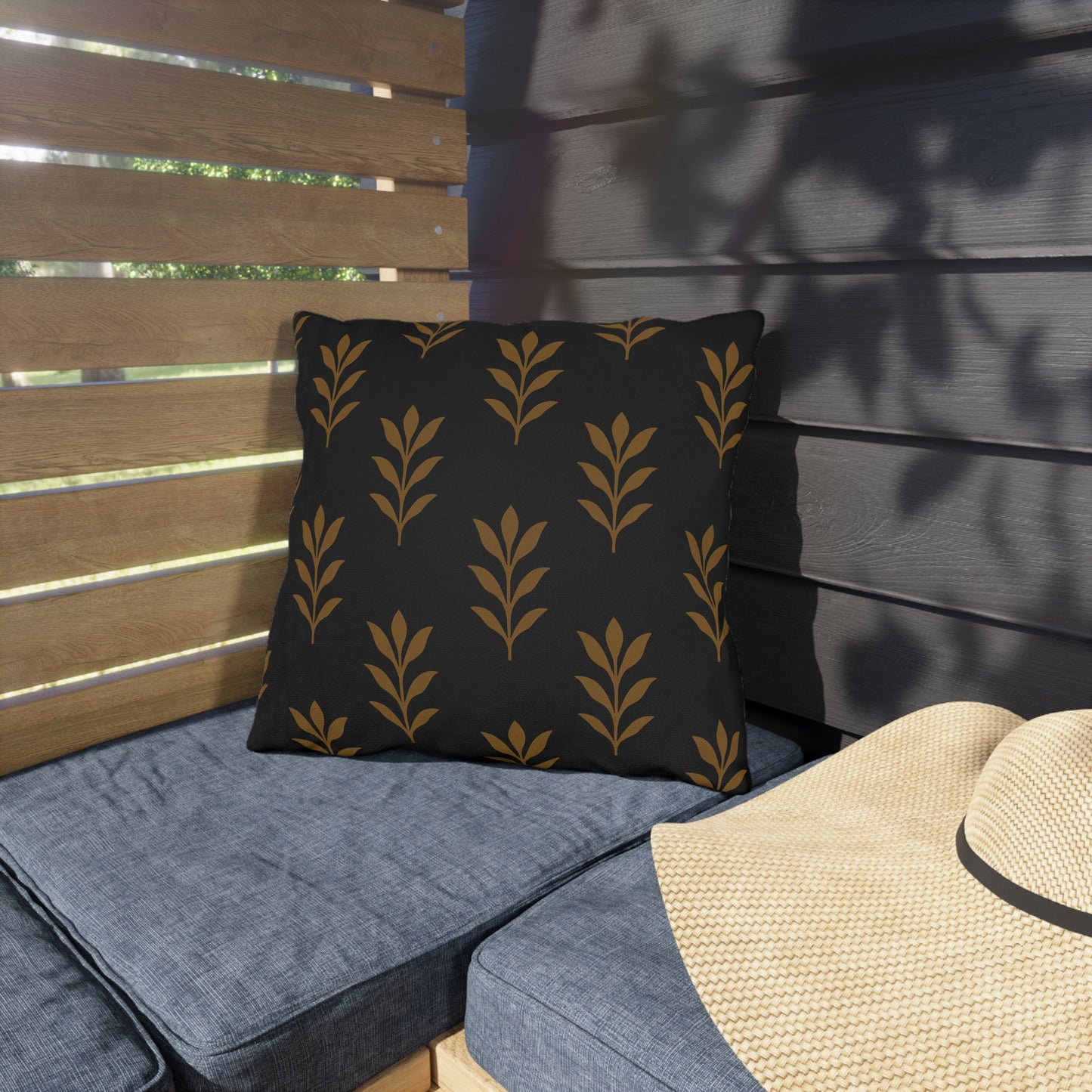 Elegant Outdoor Pillows, Garden Decor, Boho Cushions, Patio Accessories, Nature Inspired, Home & Outdoor