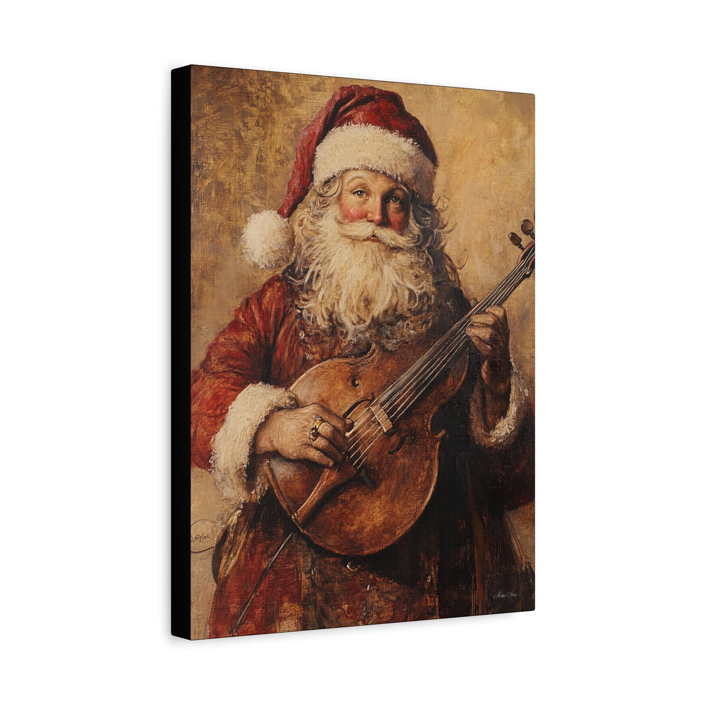 Nashville Santa Matte Canvas, Stretched, 1.25"