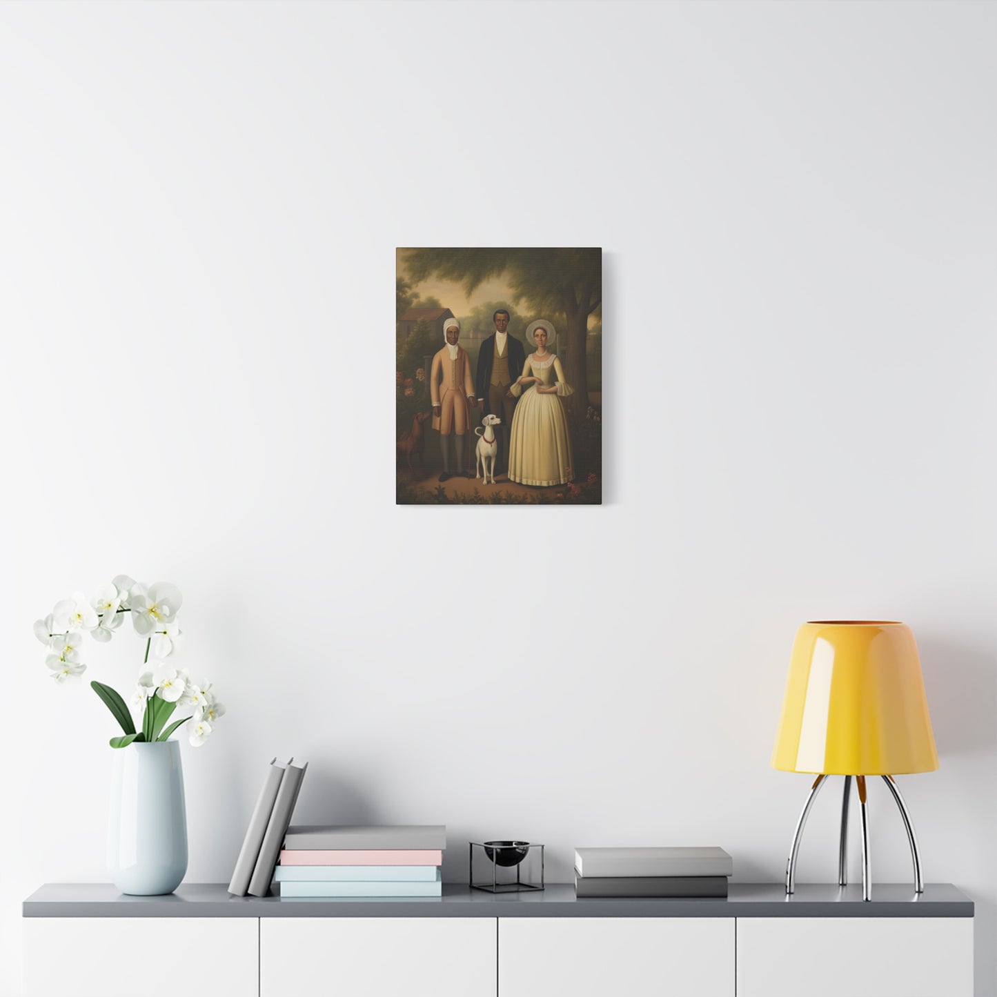 Vintage Portrait Canvas Print - Timeless Family Heritage Art for Home Decor