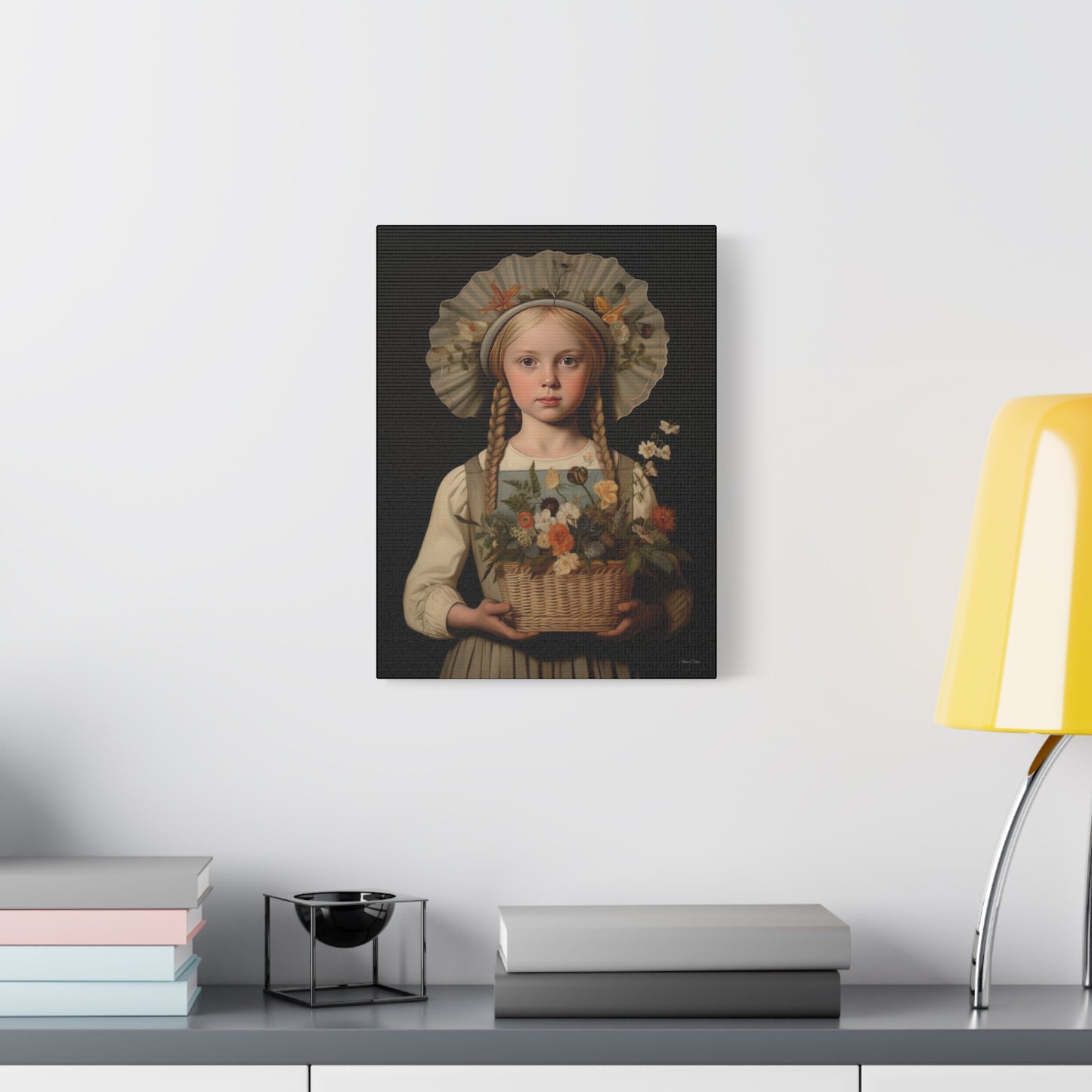 Flower Girl Matte Canvas, Stretched, 1.25"