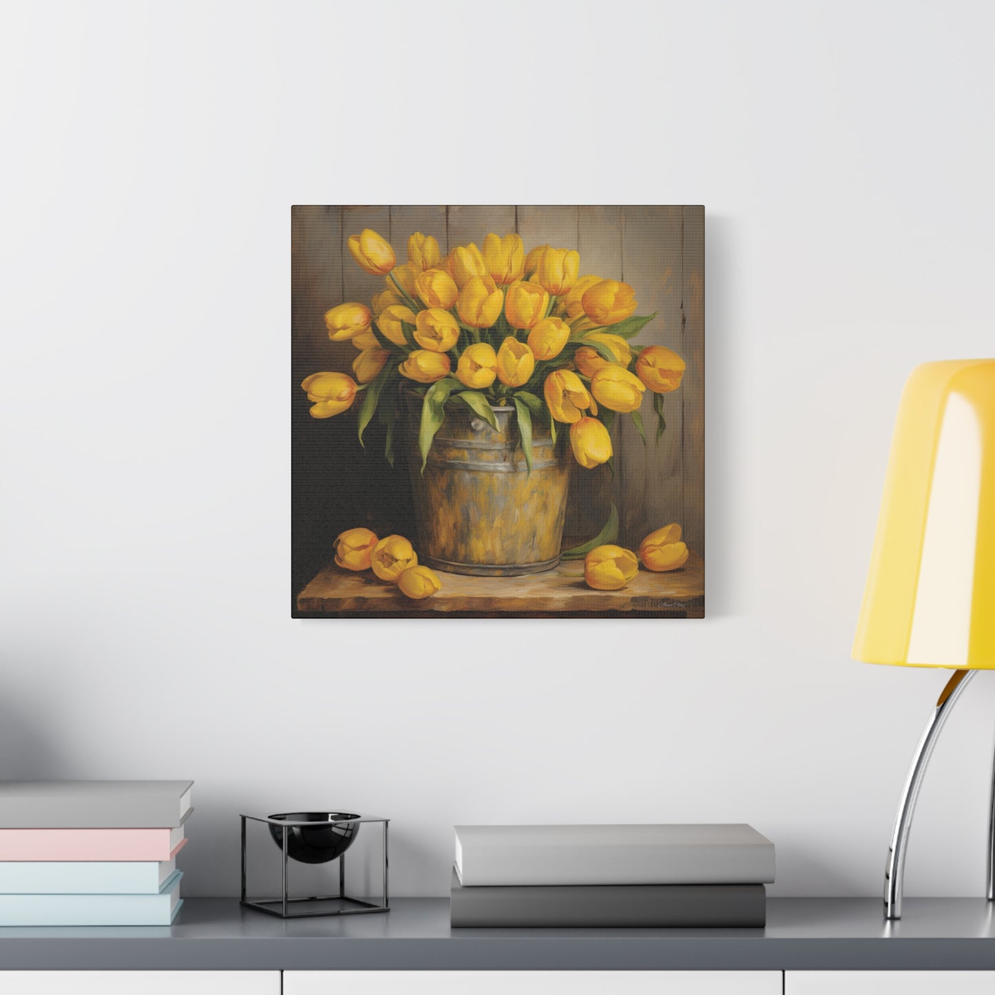Something Yellow Matte Canvas, Stretched, 1.25"