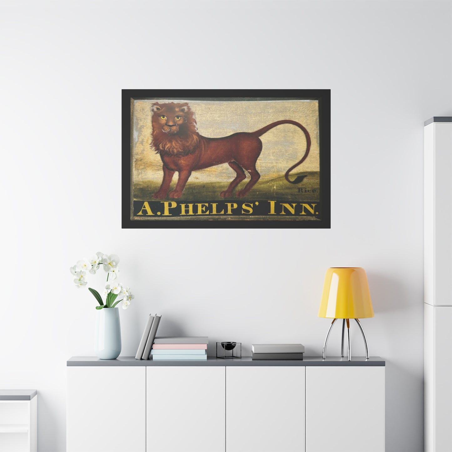 A. Phelps Inn Matte Canvas, Stretched, 1.25"