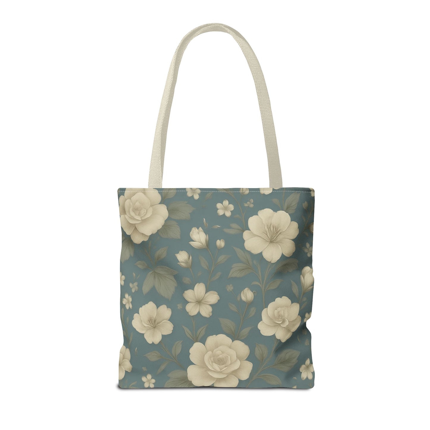 Floral Canvas Tote Bag - Ideal for Everyday Use, Beach Days, Gift for Her, Shopping, Eco-Friendly