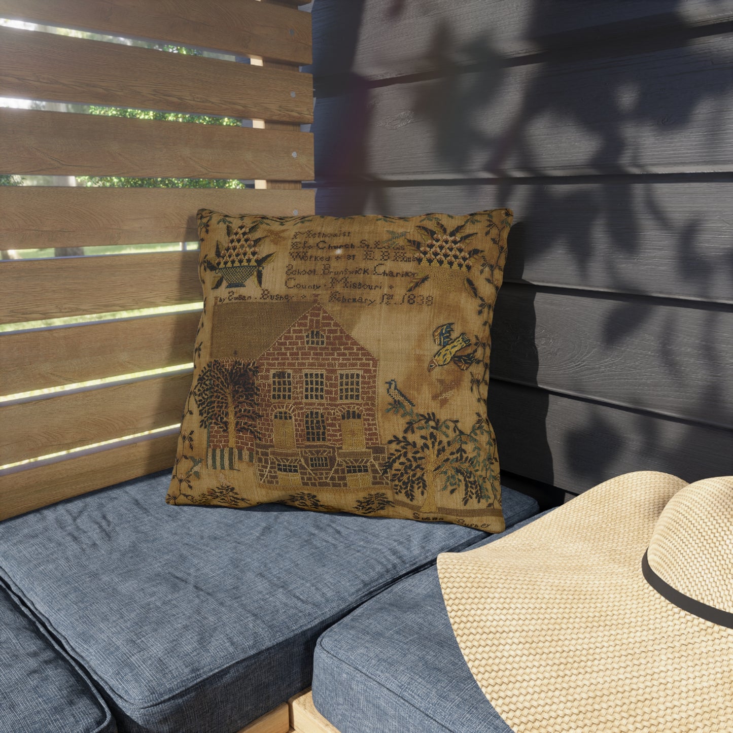 Gritty Prim Outdoor Pillows