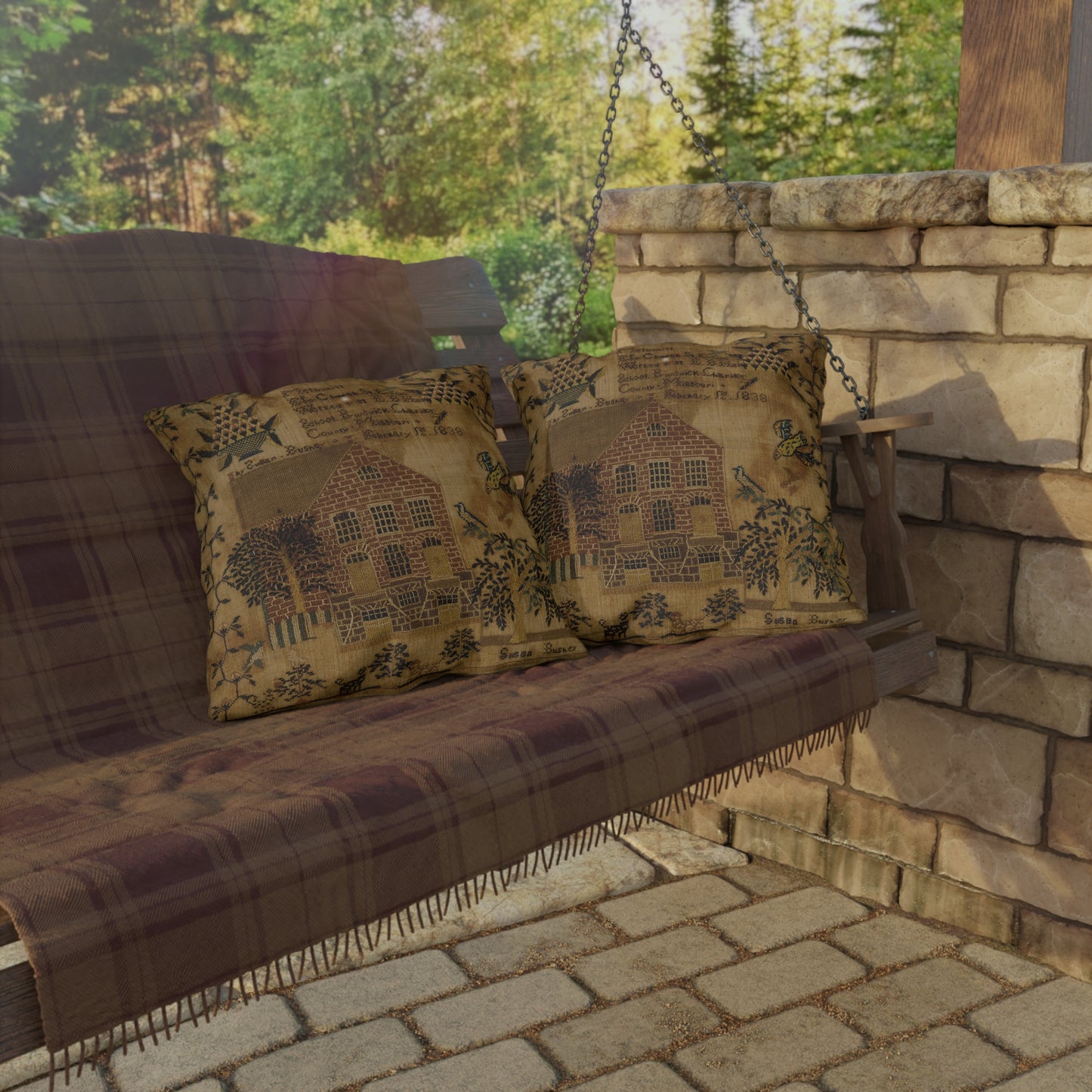 Gritty Prim Outdoor Pillows