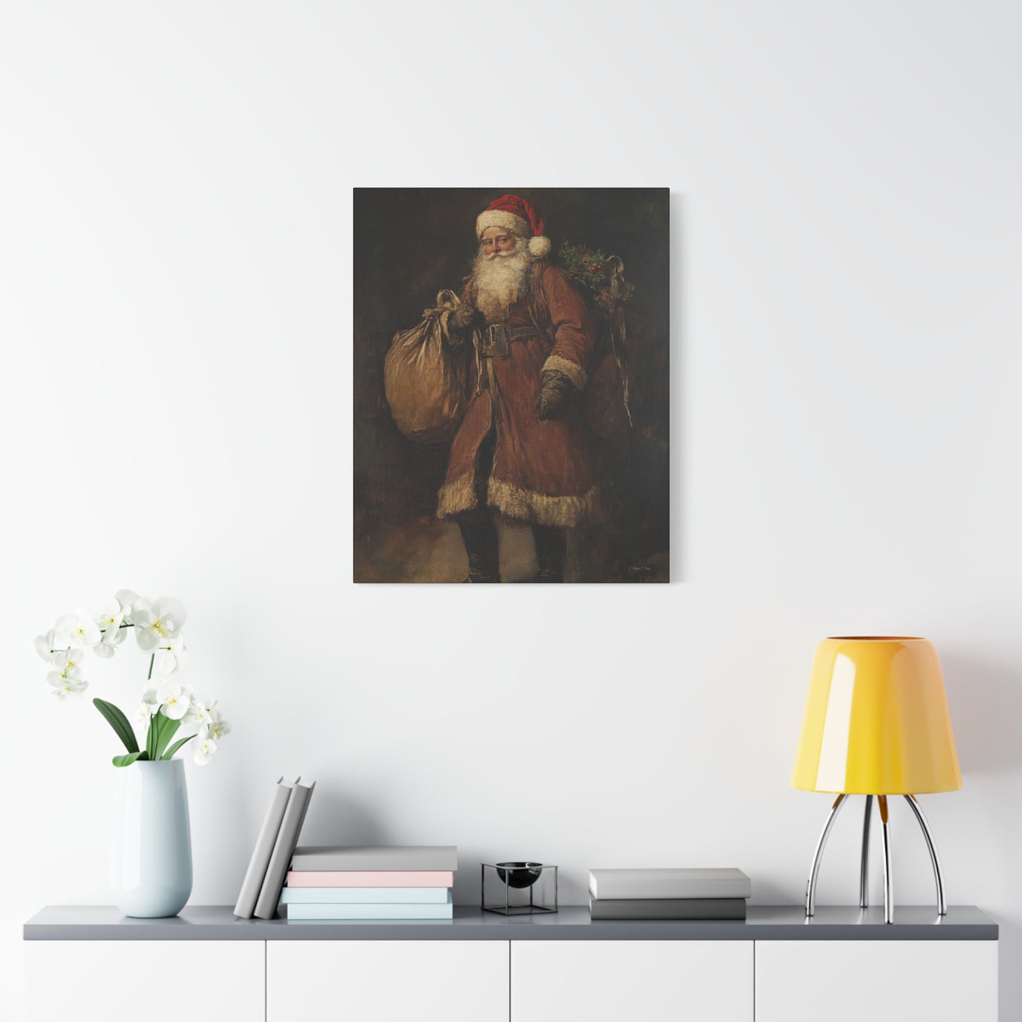 Santa's Journey Matte Canvas, Stretched, 1.25"