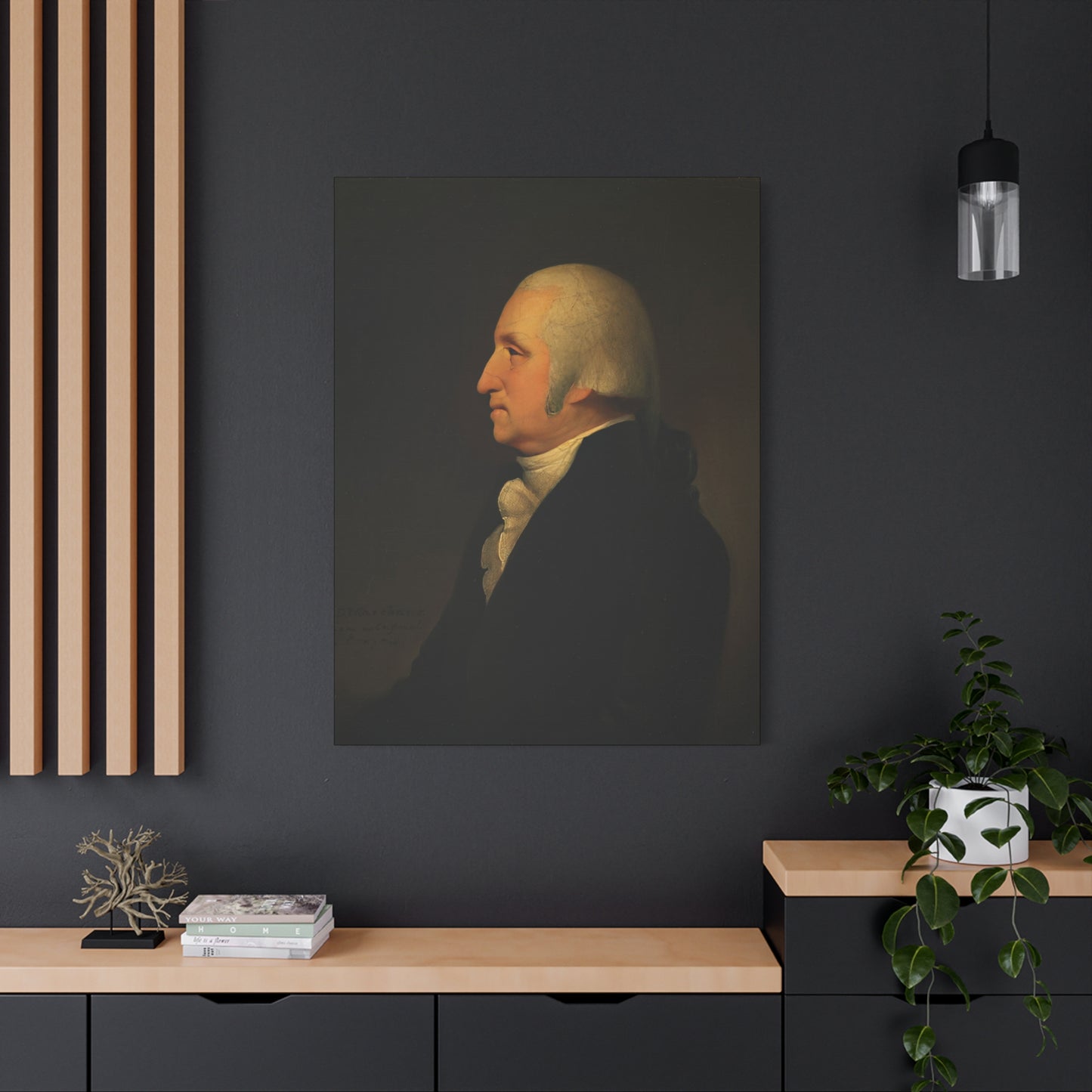 George Washington Canvas Art Print - Stretched Matte Wall Decor