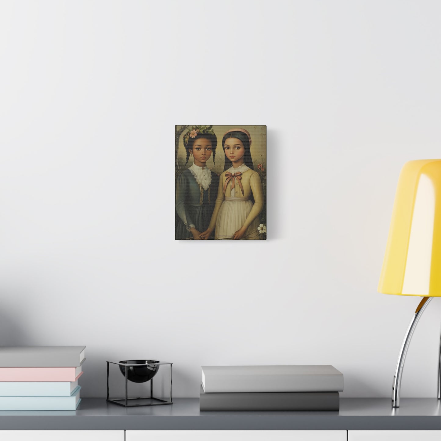 Stretched Matte Canvas Art Print - Diverse Sisterhood Portrait, Wall Decor, Gift for Home, Art Lovers, Gallery Wall