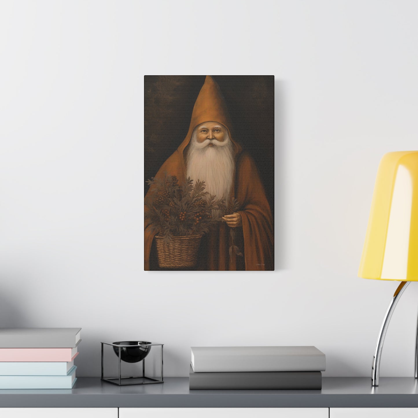 WS Perfect Santa Matte Canvas, Stretched, 1.25"