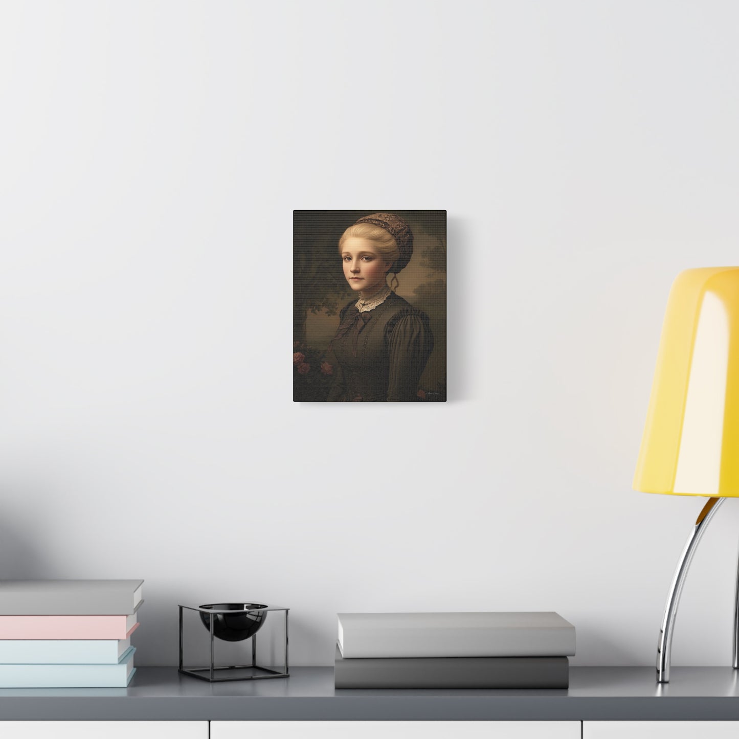 Elegant Vintage Portrait Canvas Wall Art, Home Decor, Gift for Art Lovers, Classic Style, Gallery Wall