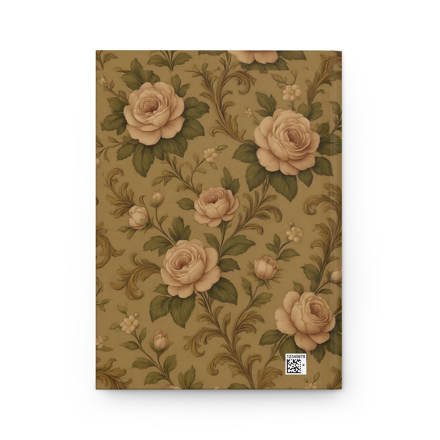 Vintage Floral Hardcover Journal, Elegant Writing Notebook, Personalized Gift for Her, Art Journal, Diary for Special Occasions