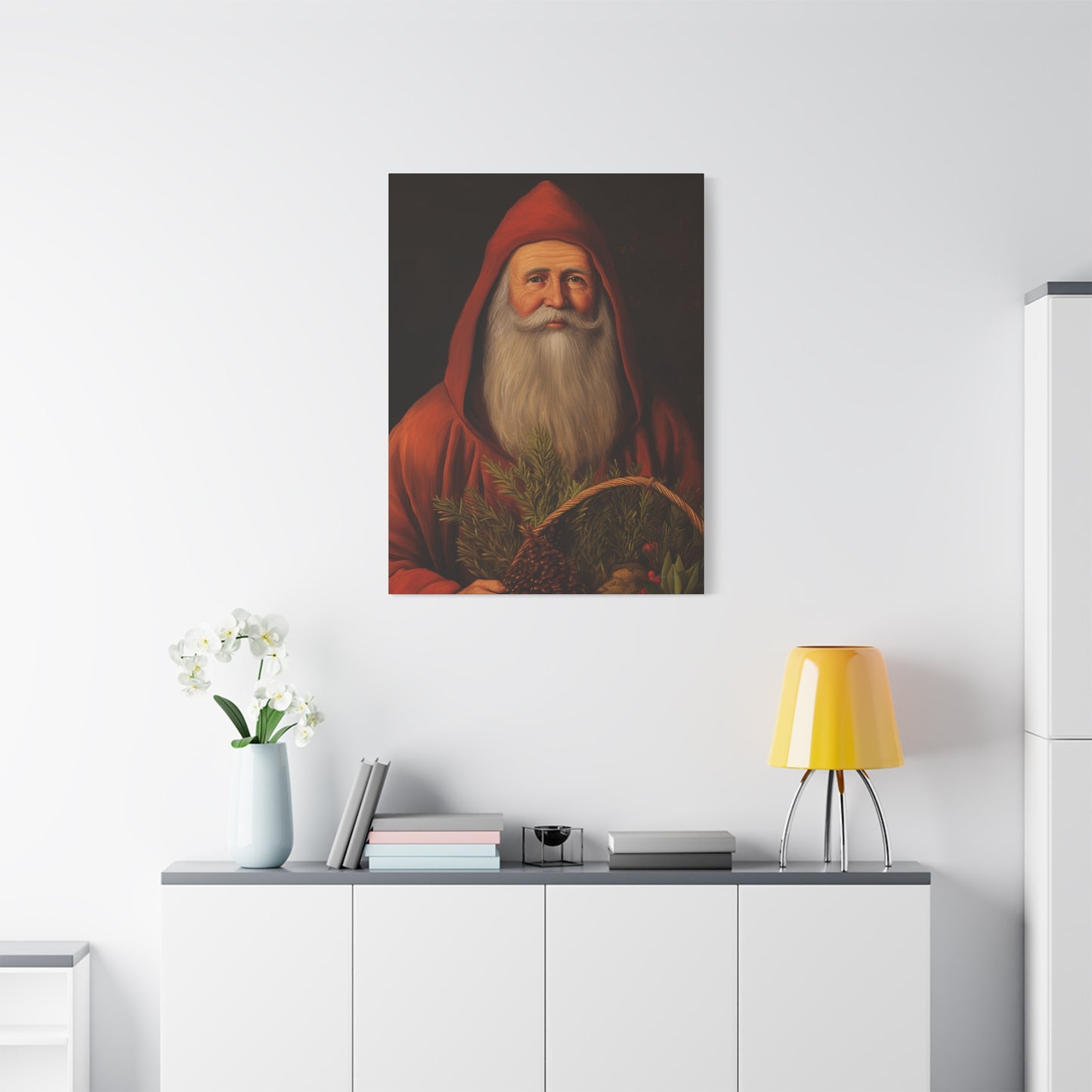 Sweet Red Santa Matte Canvas, Stretched, 1.25"