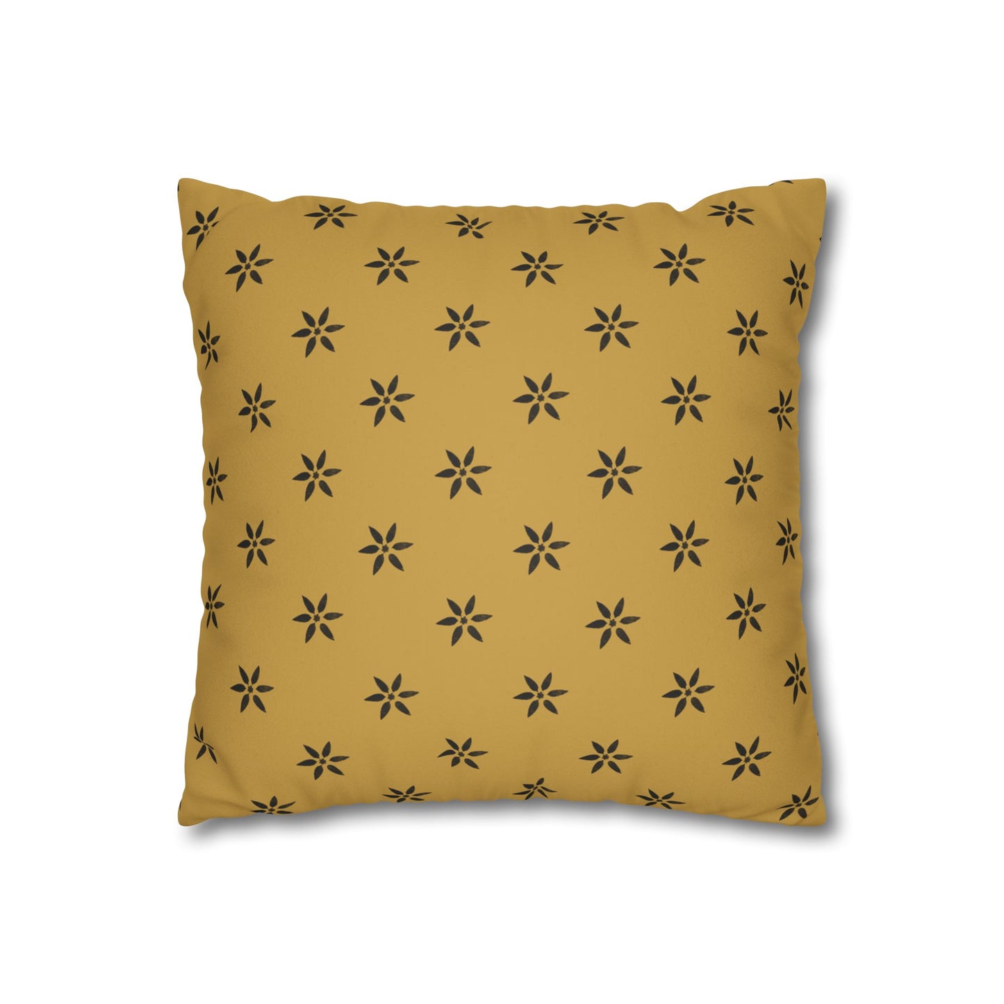 Faux Suede Square Pillowcase