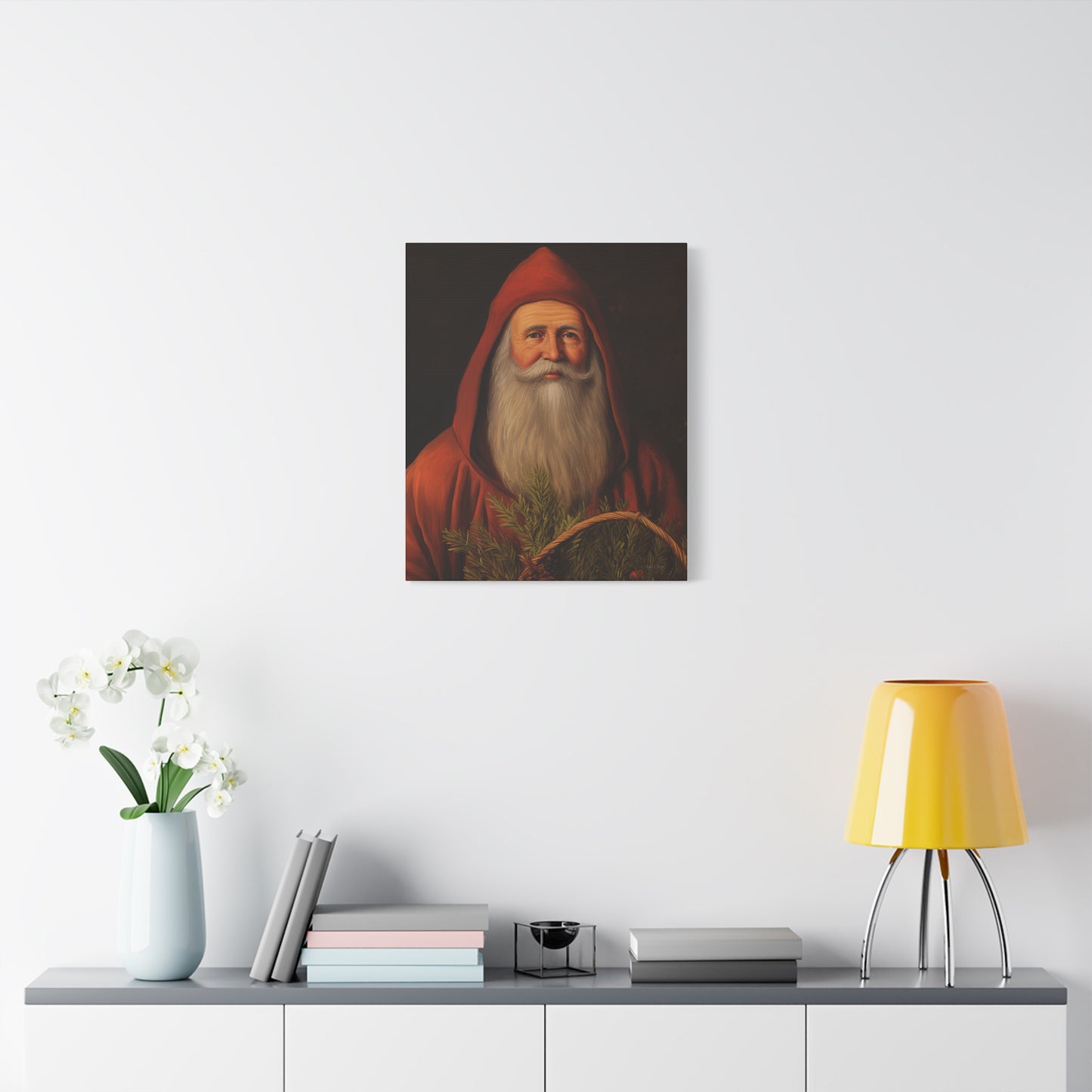 Sweet Red Santa Matte Canvas, Stretched, 1.25"