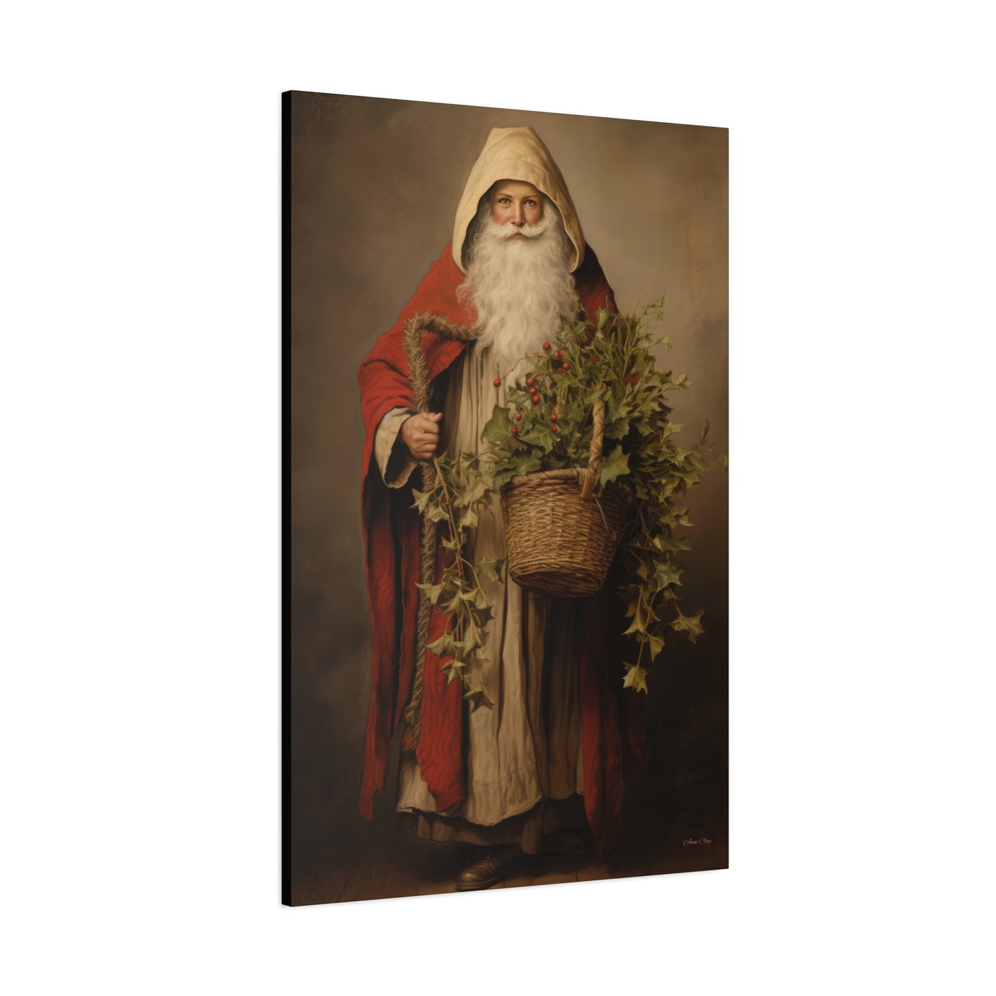 Sharing Santa Matte Canvas, Stretched, 1.25"