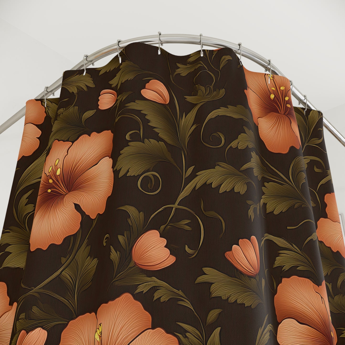 Blue Bells and Buttercream Bellewood Shower Curtain