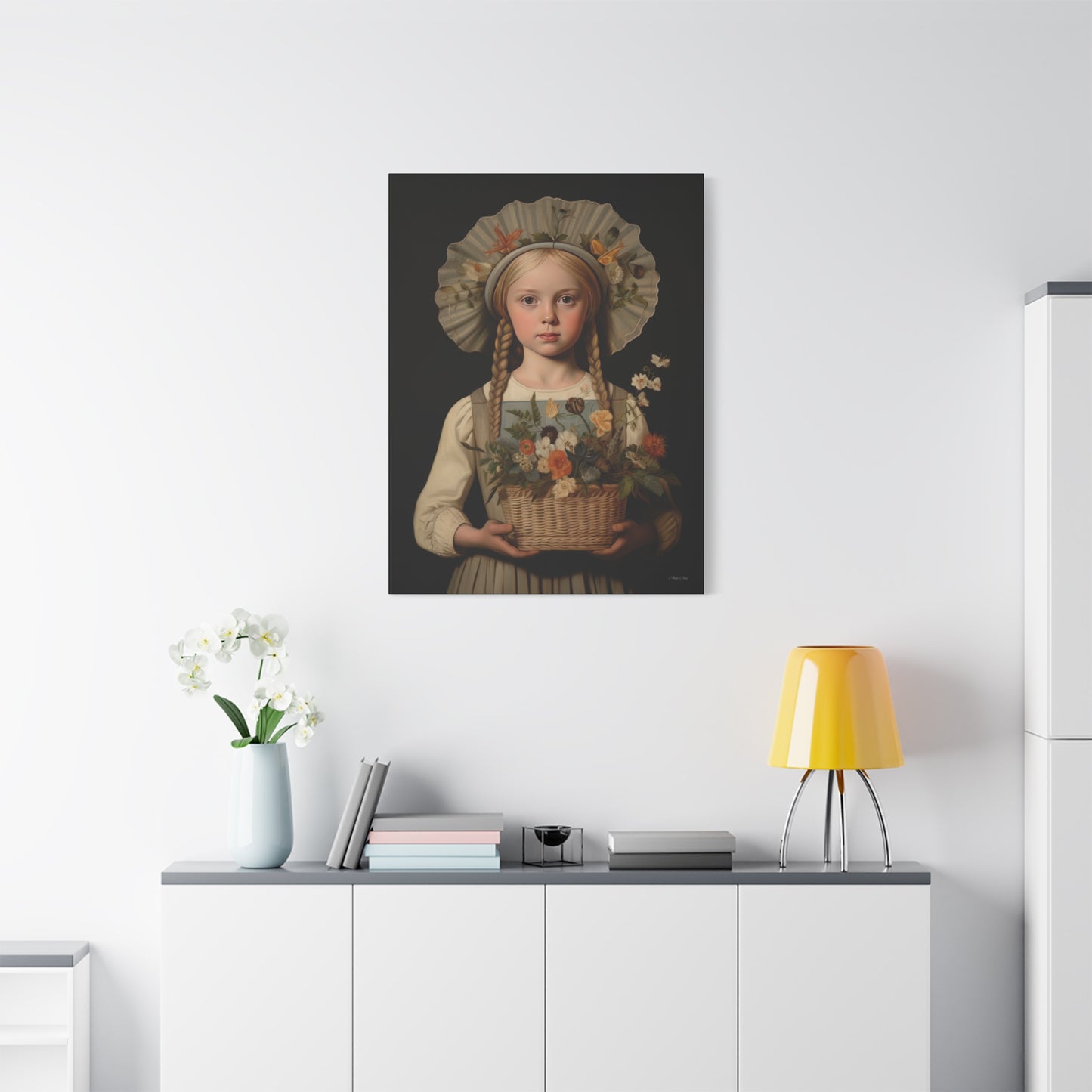 Flower Girl Matte Canvas, Stretched, 1.25"