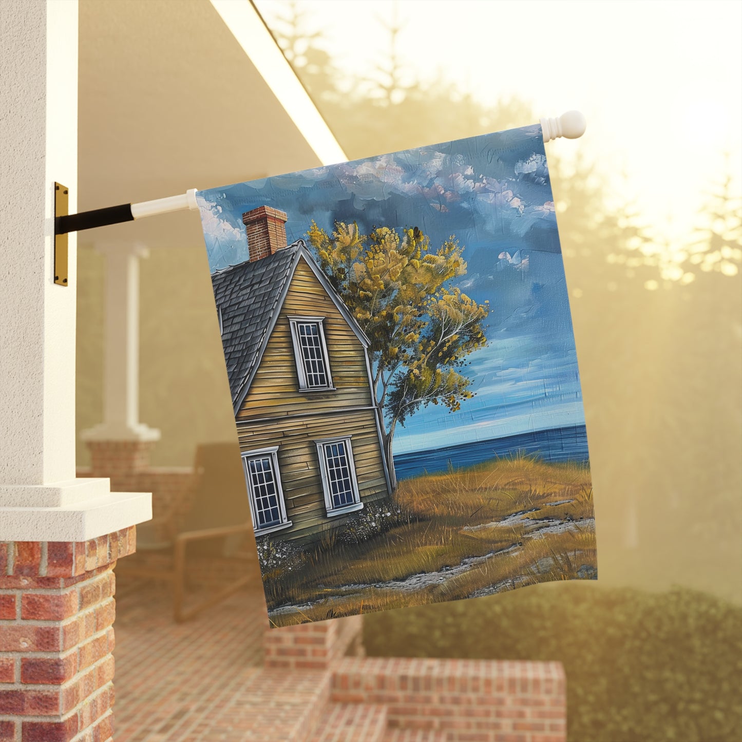 Salt Box by the Sea Garden & House Banner