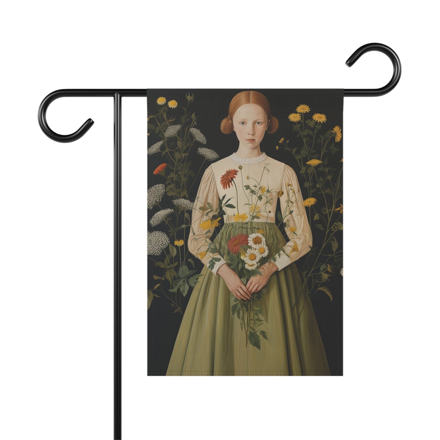 Primitive Girl Garden & House Banner