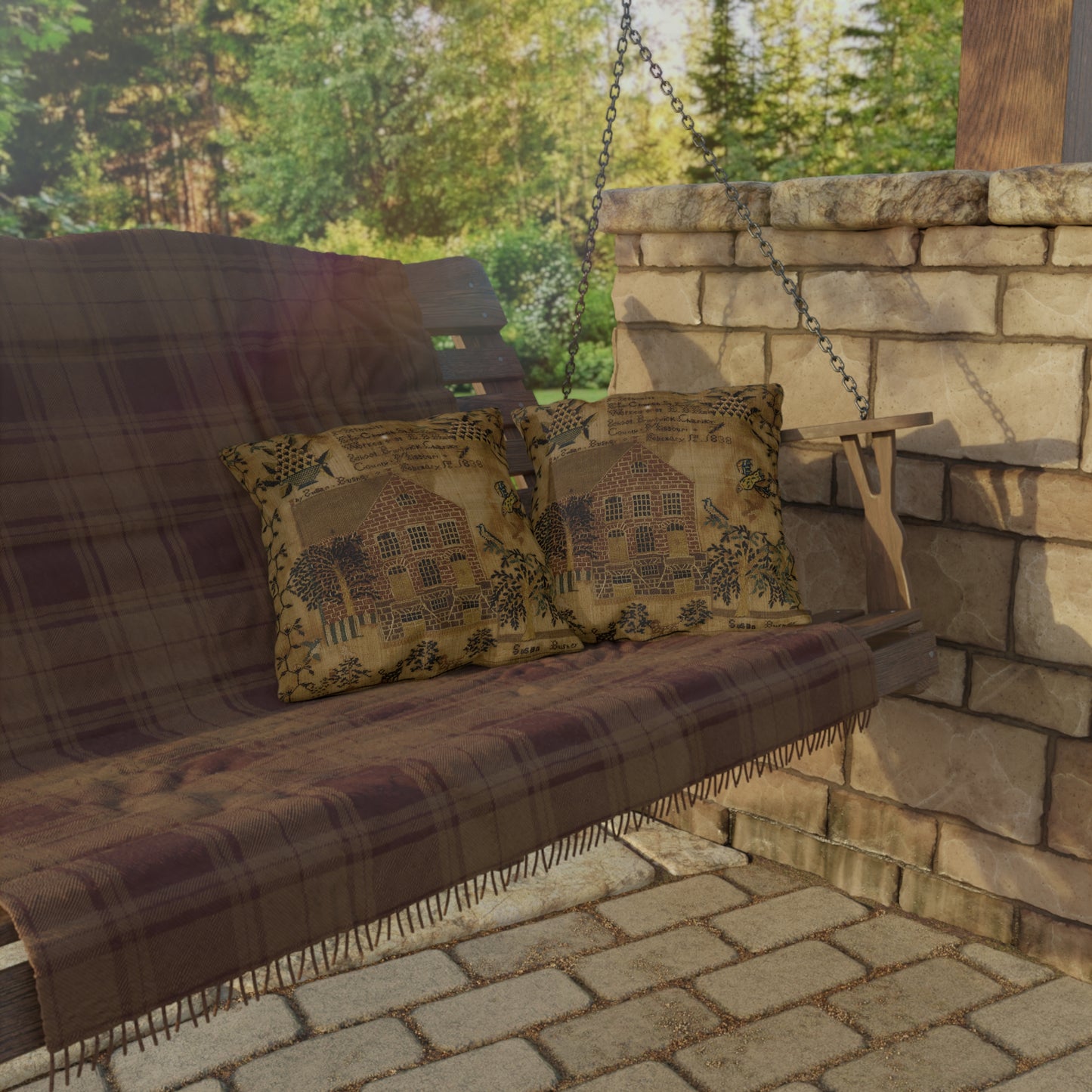 Gritty Prim Outdoor Pillows