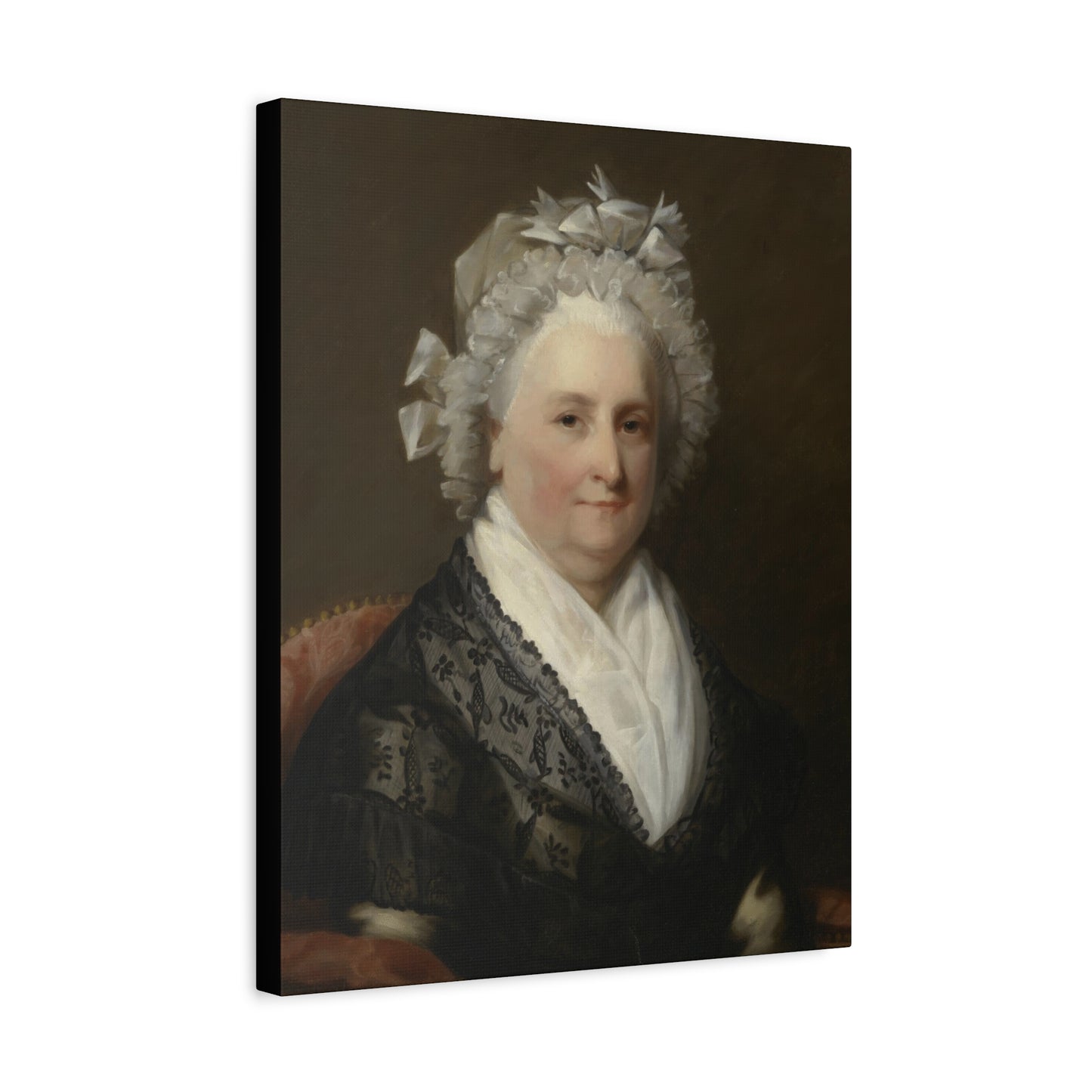Martha Washington by Gilbert Stuart Classic Portrait Canvas Print - Elegant Home Décor Artwork